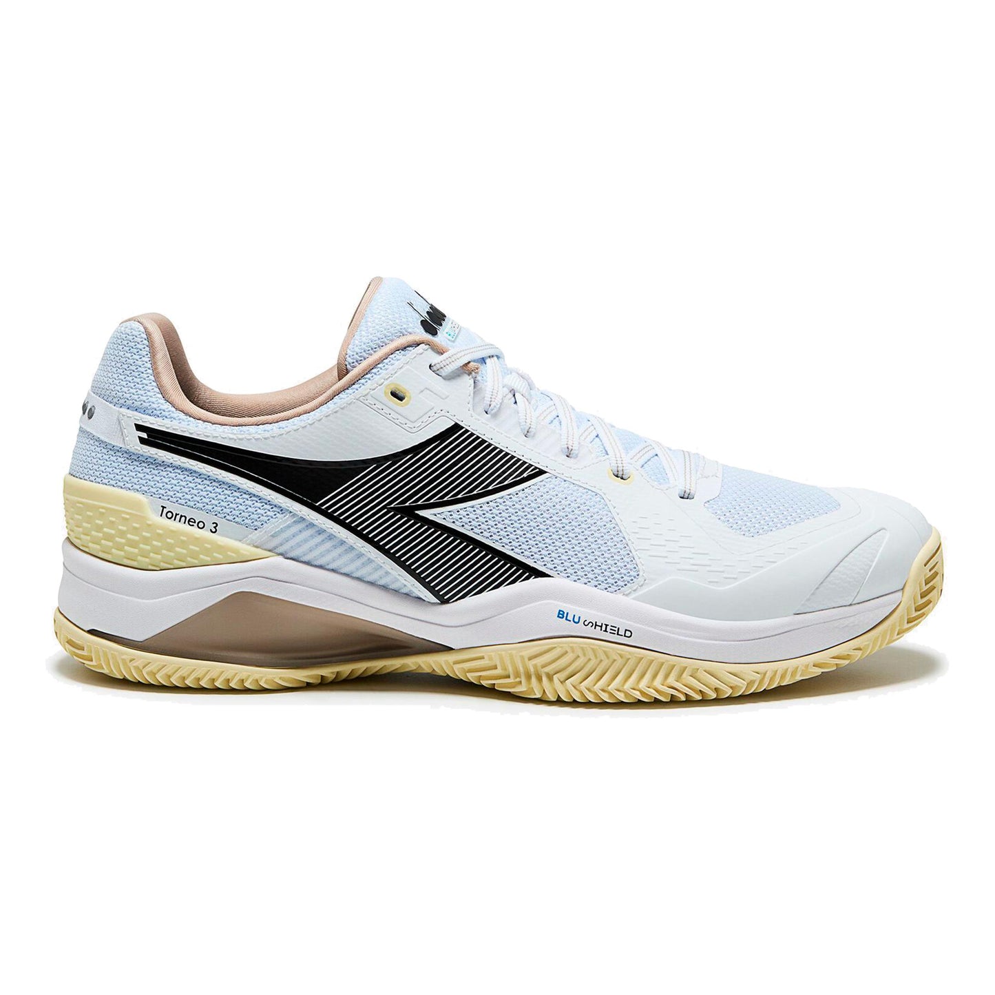 Diadora Blushield Torneo 3 Clay court shoe Men - white, black