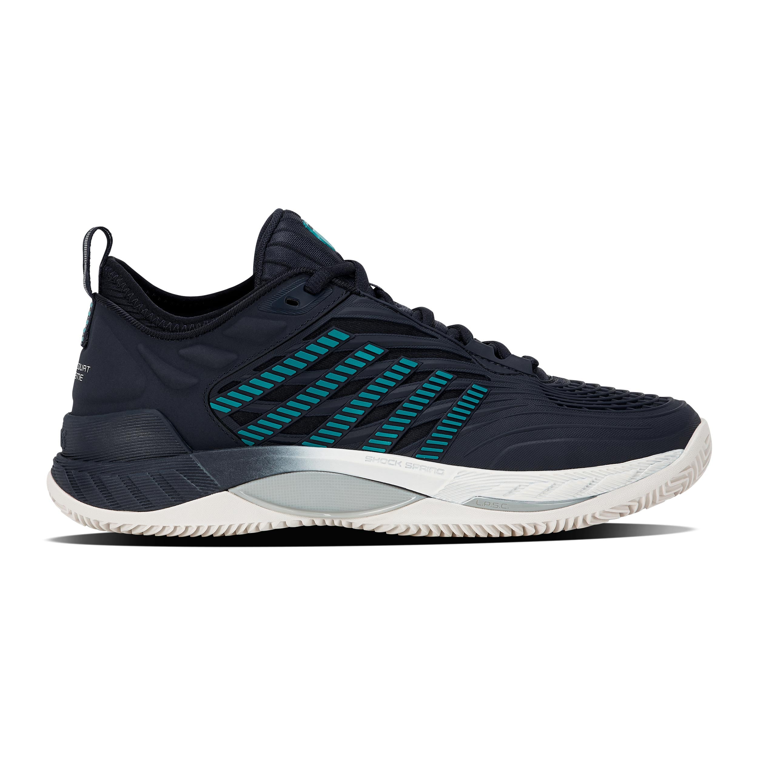 K-Swiss Hypercourt Supreme 2 Clay court shoe Men - black, turquoise