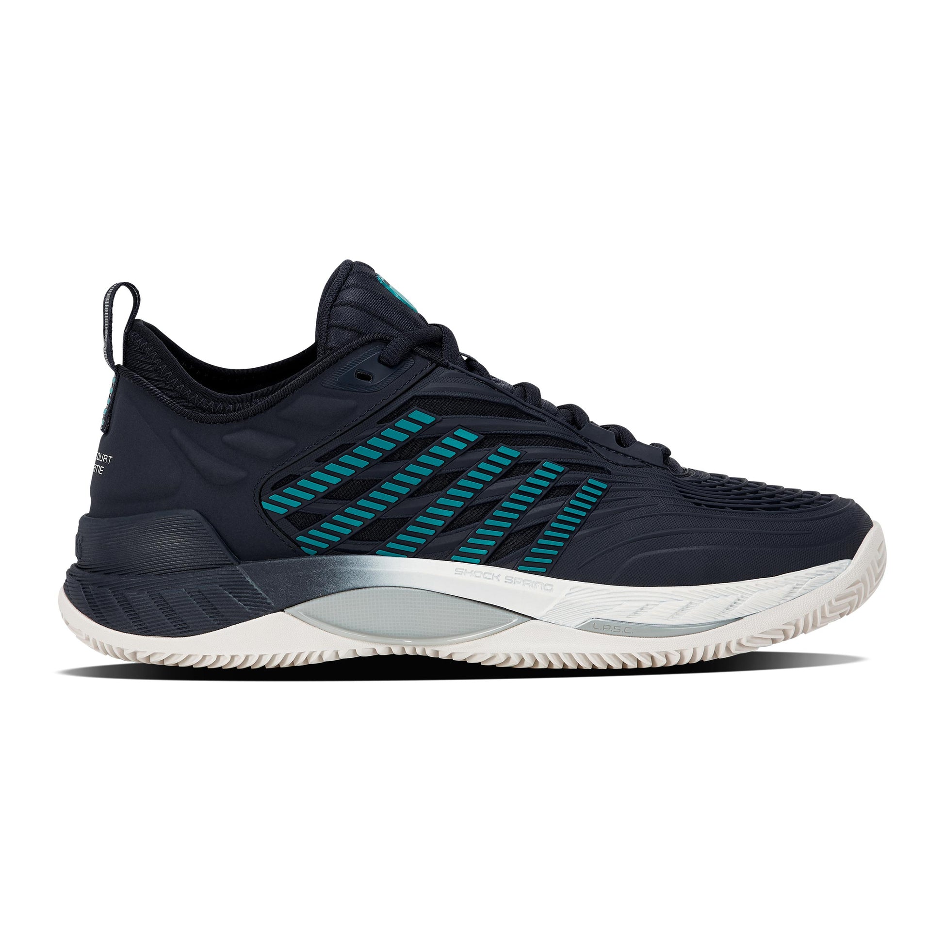 K-Swiss Hypercourt Supreme 2 Clay court shoe Men - black, turquoise