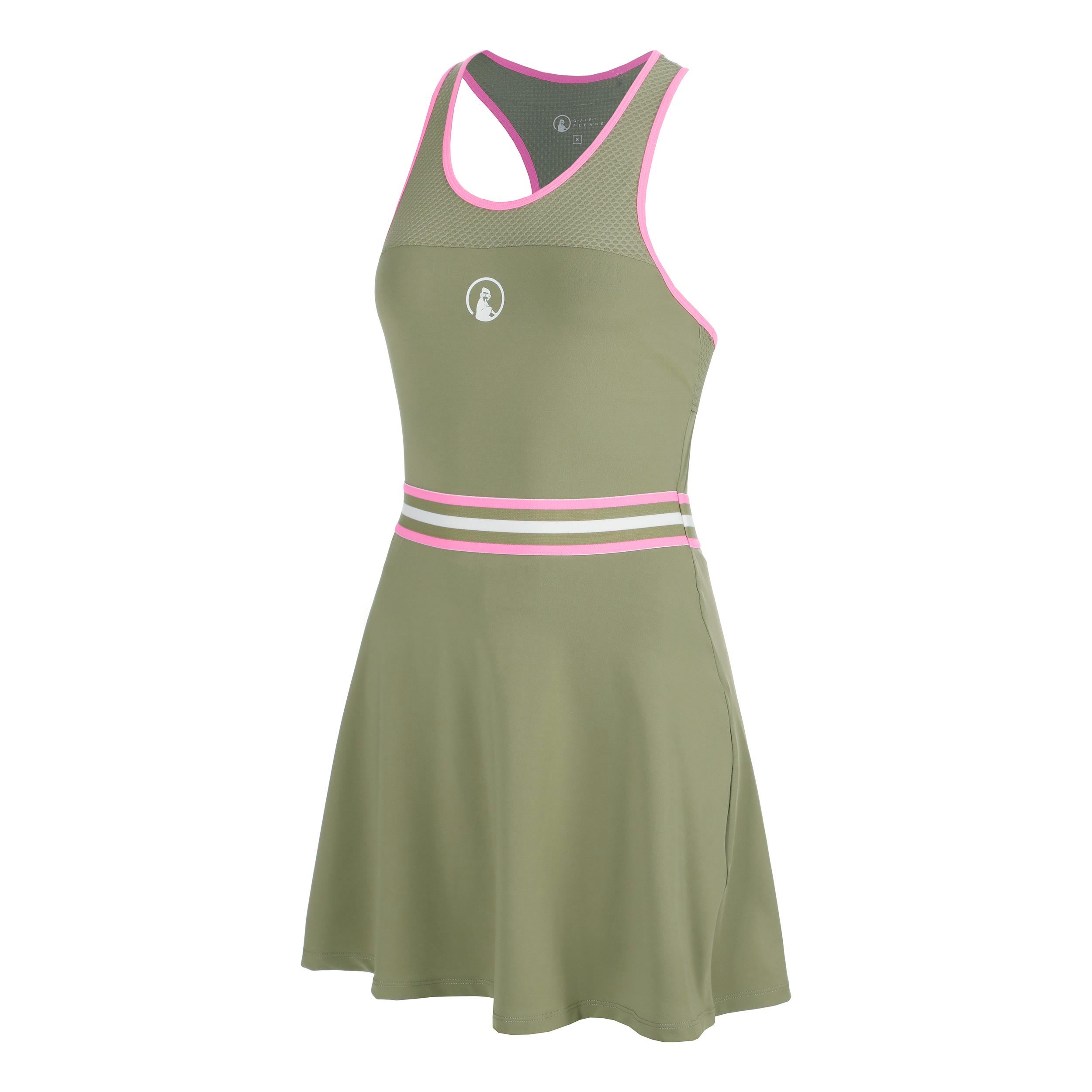 Quiet Please Memories Racerback Dress Women - khaki