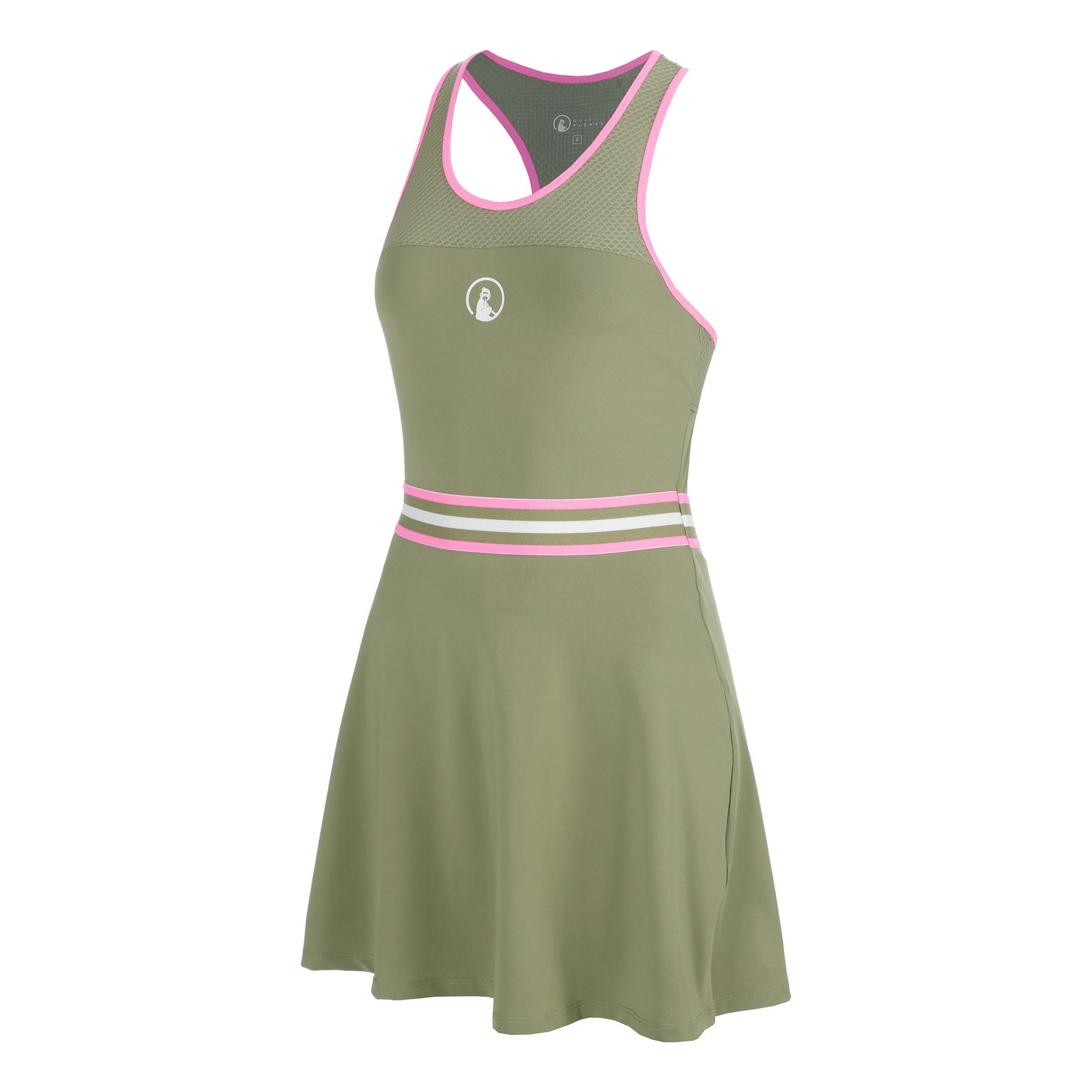 Quiet Please Memories Racerback Dress Women - khaki