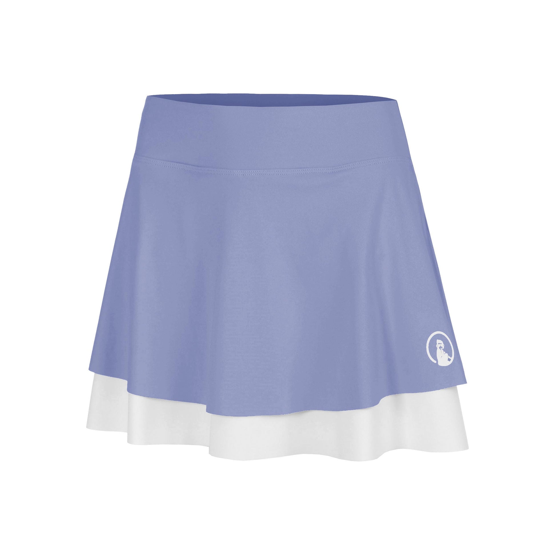Quiet Please Glow Rally Skirt Women - blue