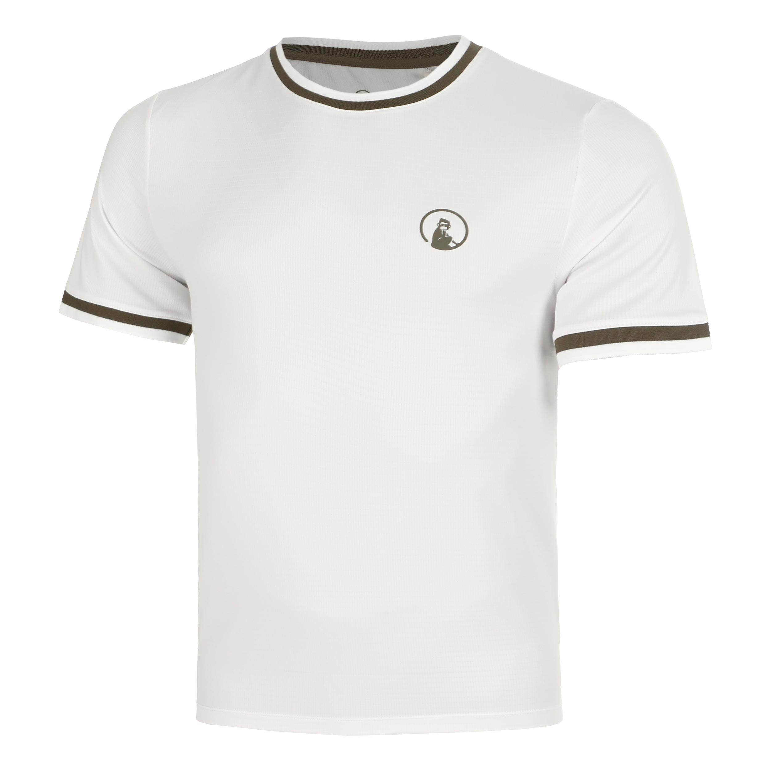 Quiet Please Memories Break Ringer T-Shirt Men - off white
