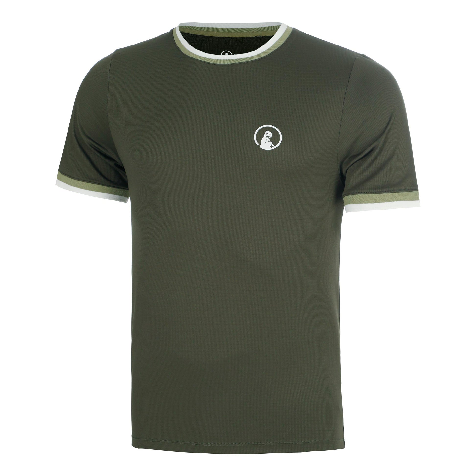Quiet Please Memories Break Ringer T-Shirt Men - dark green