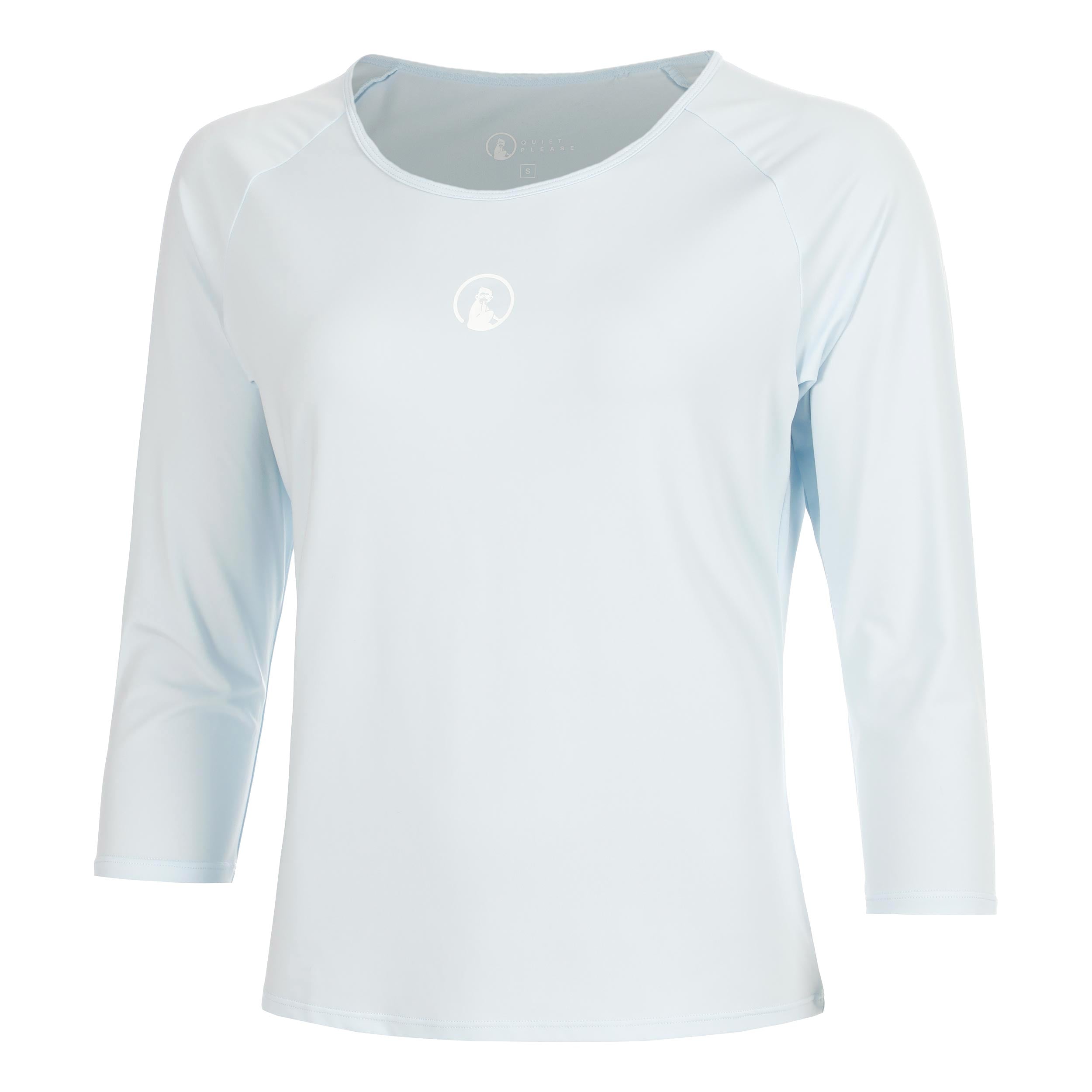 Quiet Please Memories Mixed Long sleeve Women - light blue