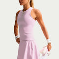 Court Dri-FIT Advantage Ace High Rise Skirt Women - pastel pink