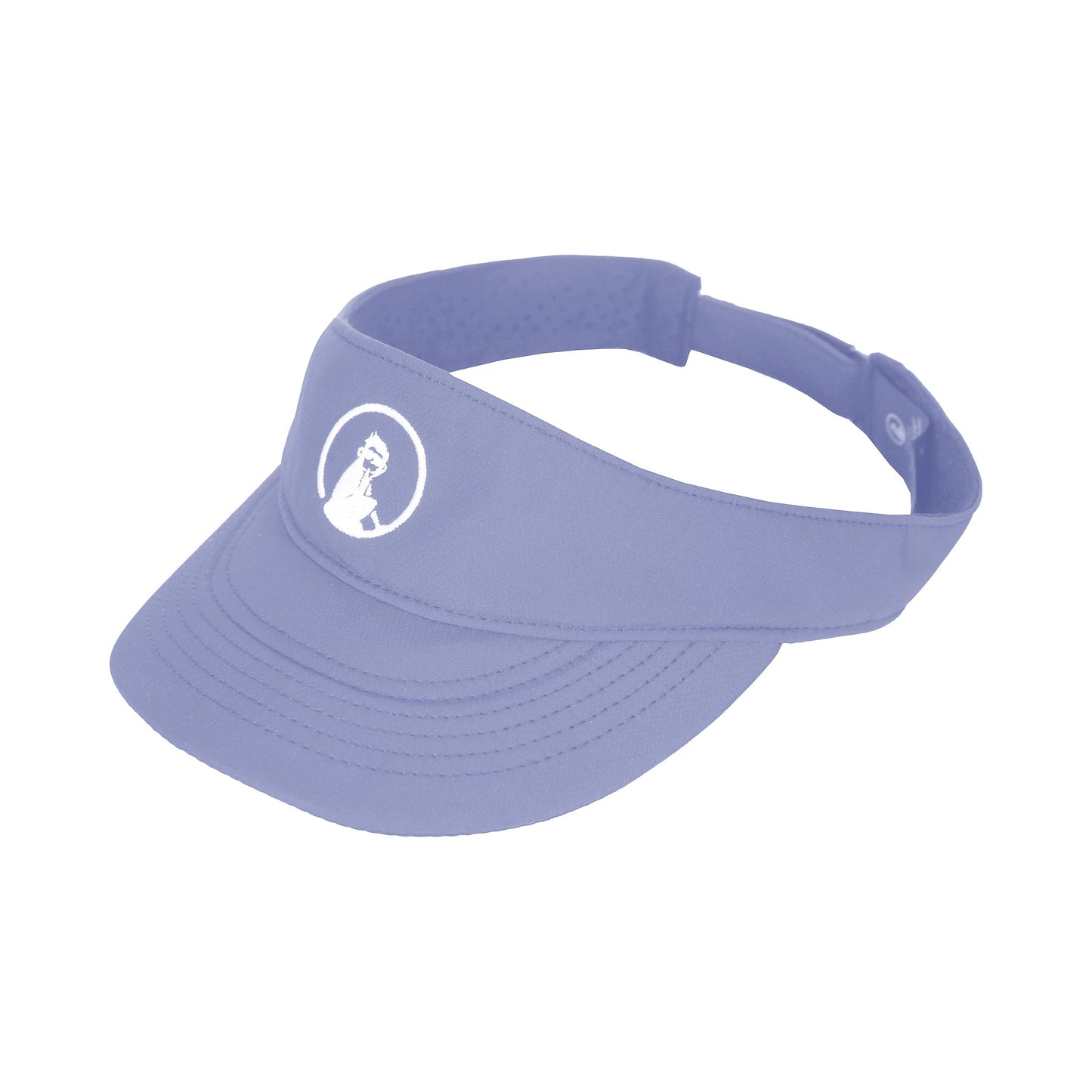 Quiet Please Glow Court Performance Visor Women - blue