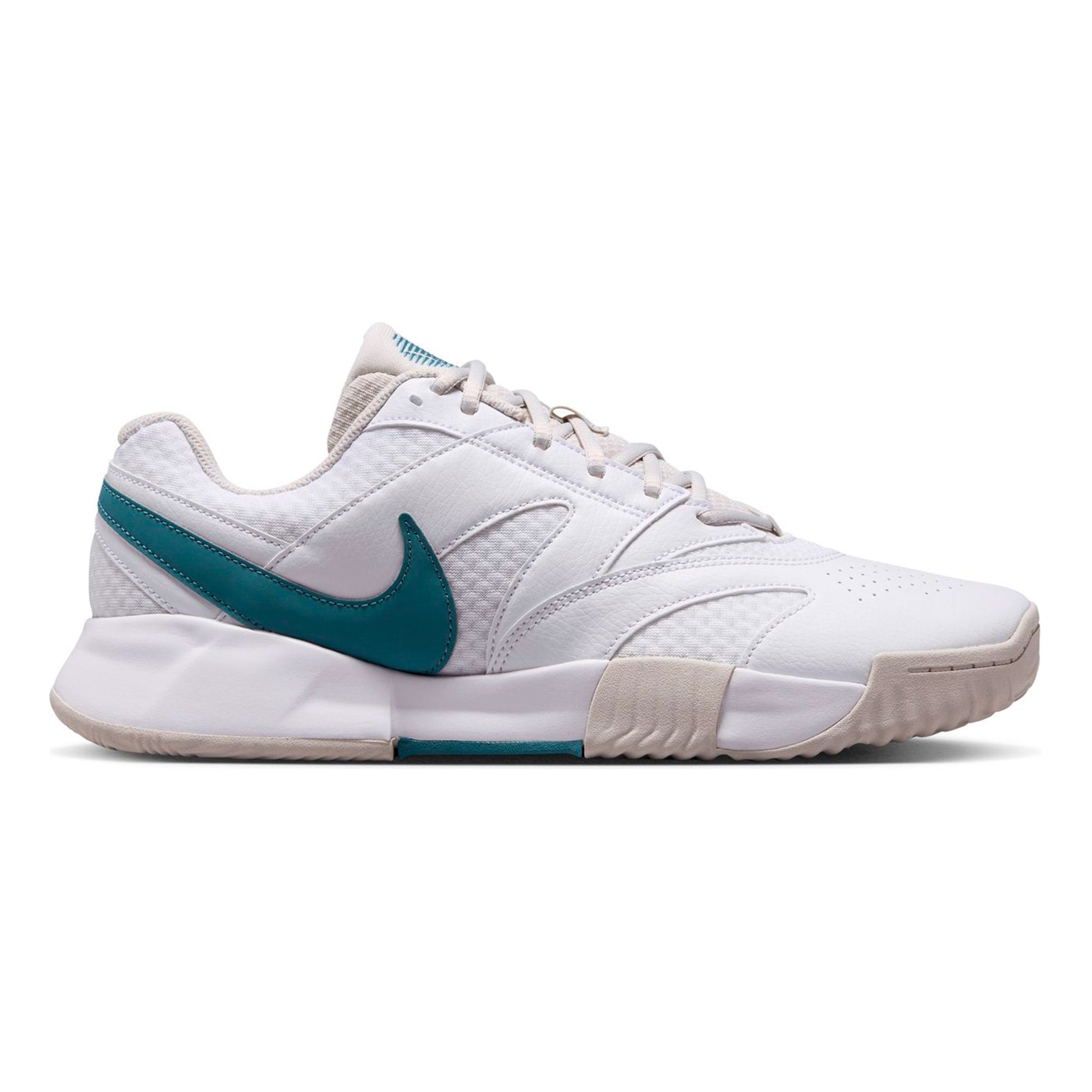 Nike Court Lite 4 Clay court shoe Men - white, petrol