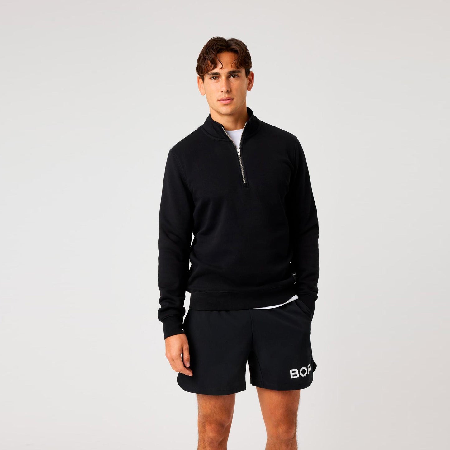 Björn Borg Centre Half Zip Sweatshirt Men - black
