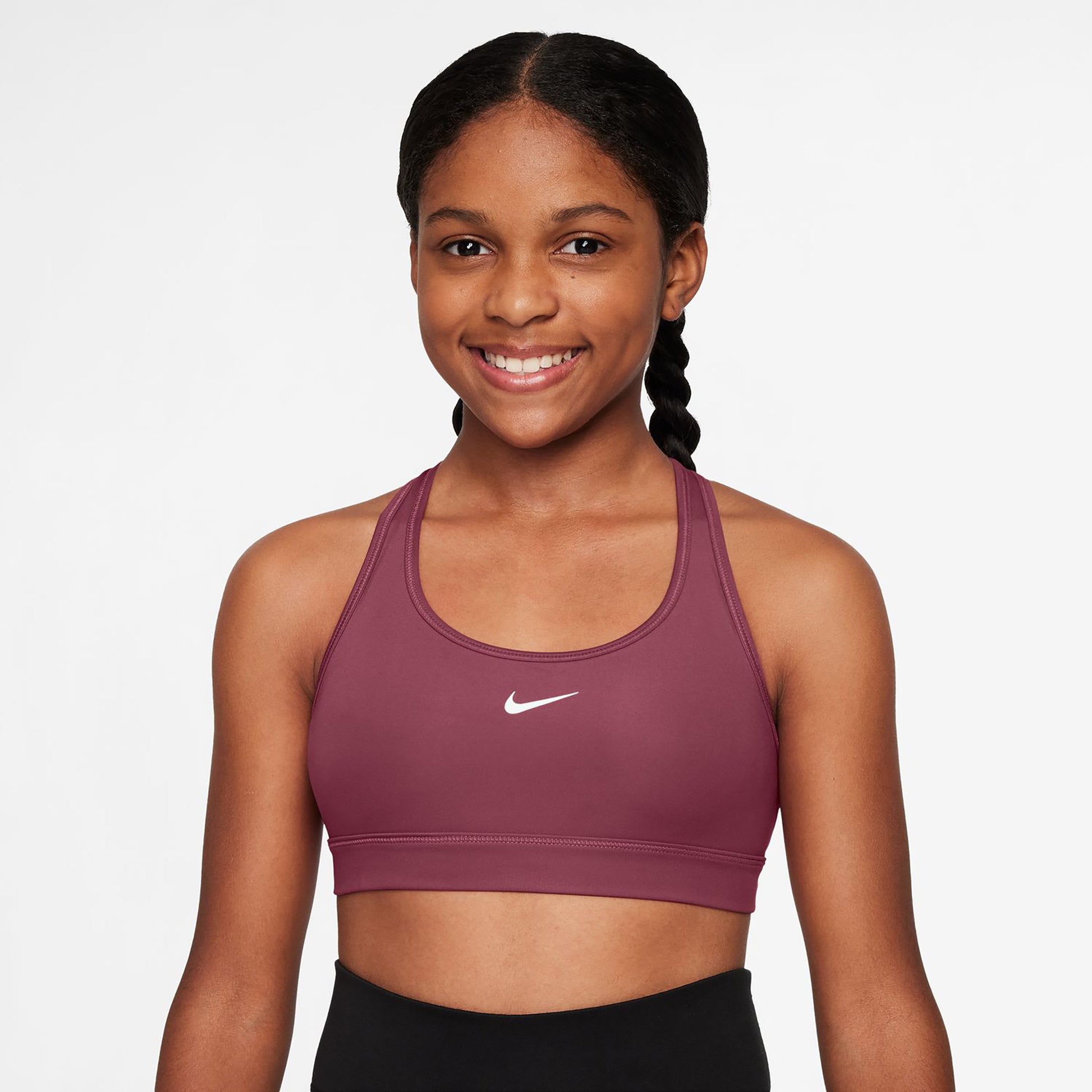 Nike Dri-Fit Swoosh Sports bras Kids - mauve
