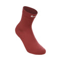 Fast Midweight Crew  Running Socks Unisex - mauve, white
