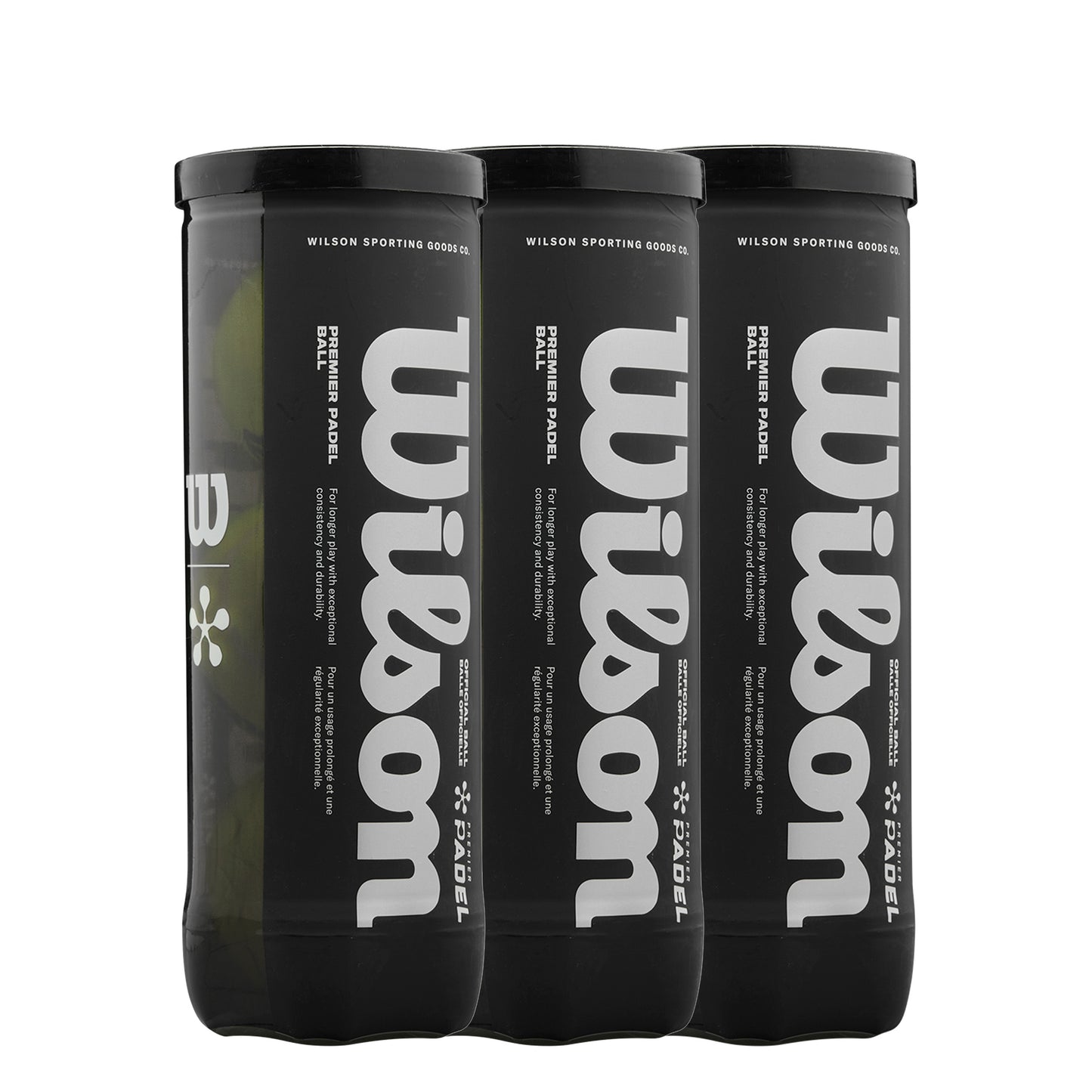 Wilson 3x Ball 3 Tube Premier Padel X3