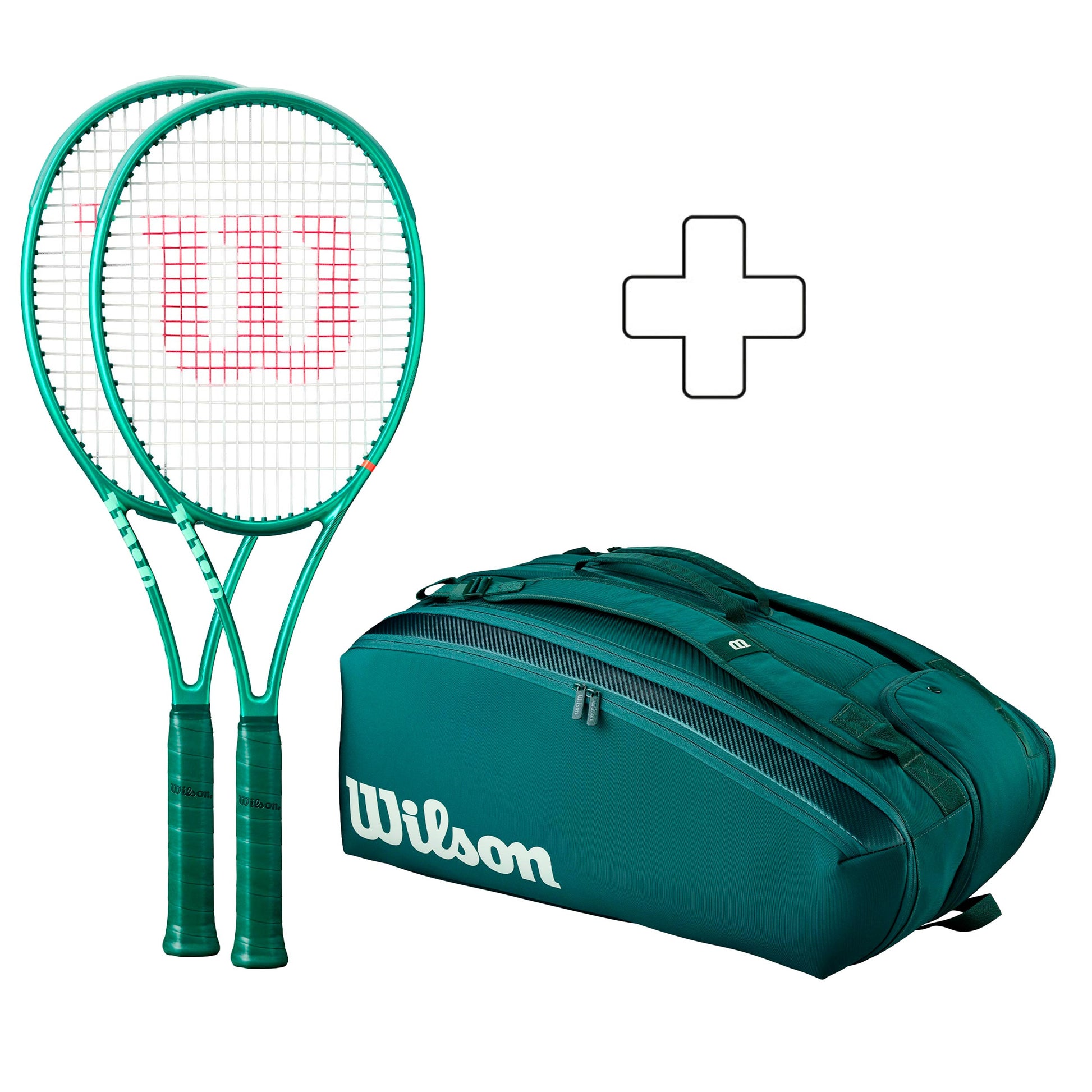 Wilson 2 x Blade Blade 98 18X20 v10 plus tennis bag