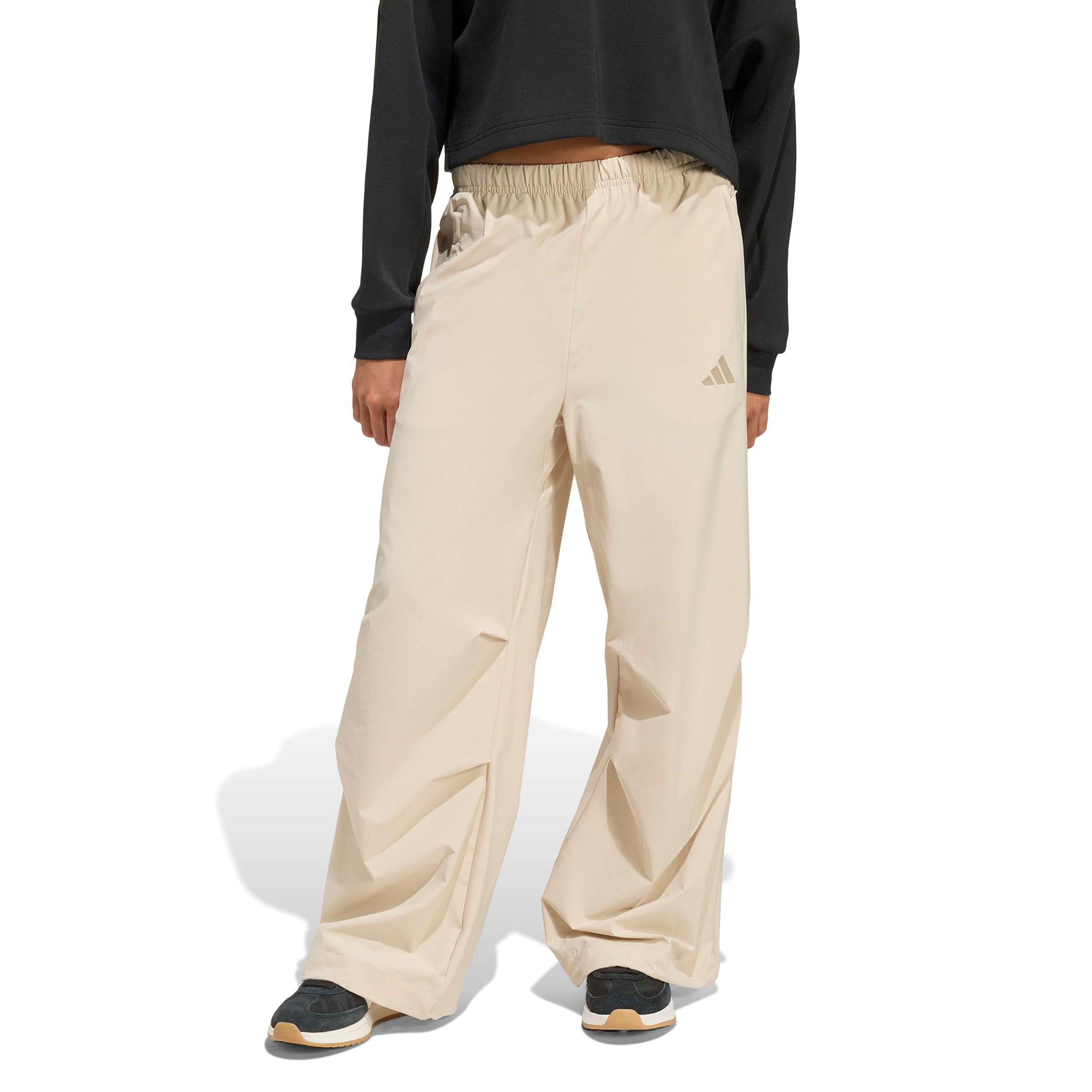 adidas Wide Strech Woven Training pants Girls - beige