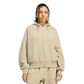 Lux Zip Hoodie Women - beige