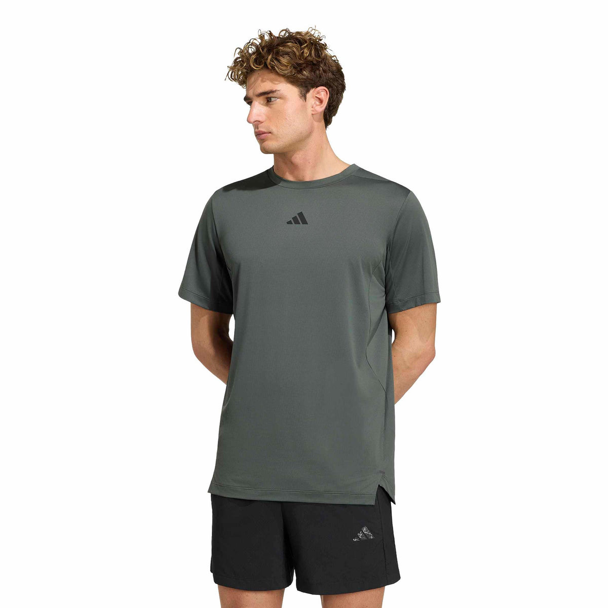adidas D4T Essentials T-Shirt Men - dark green