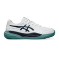 Gel-Resolution X GS Clay court shoe Kids - white, petrol