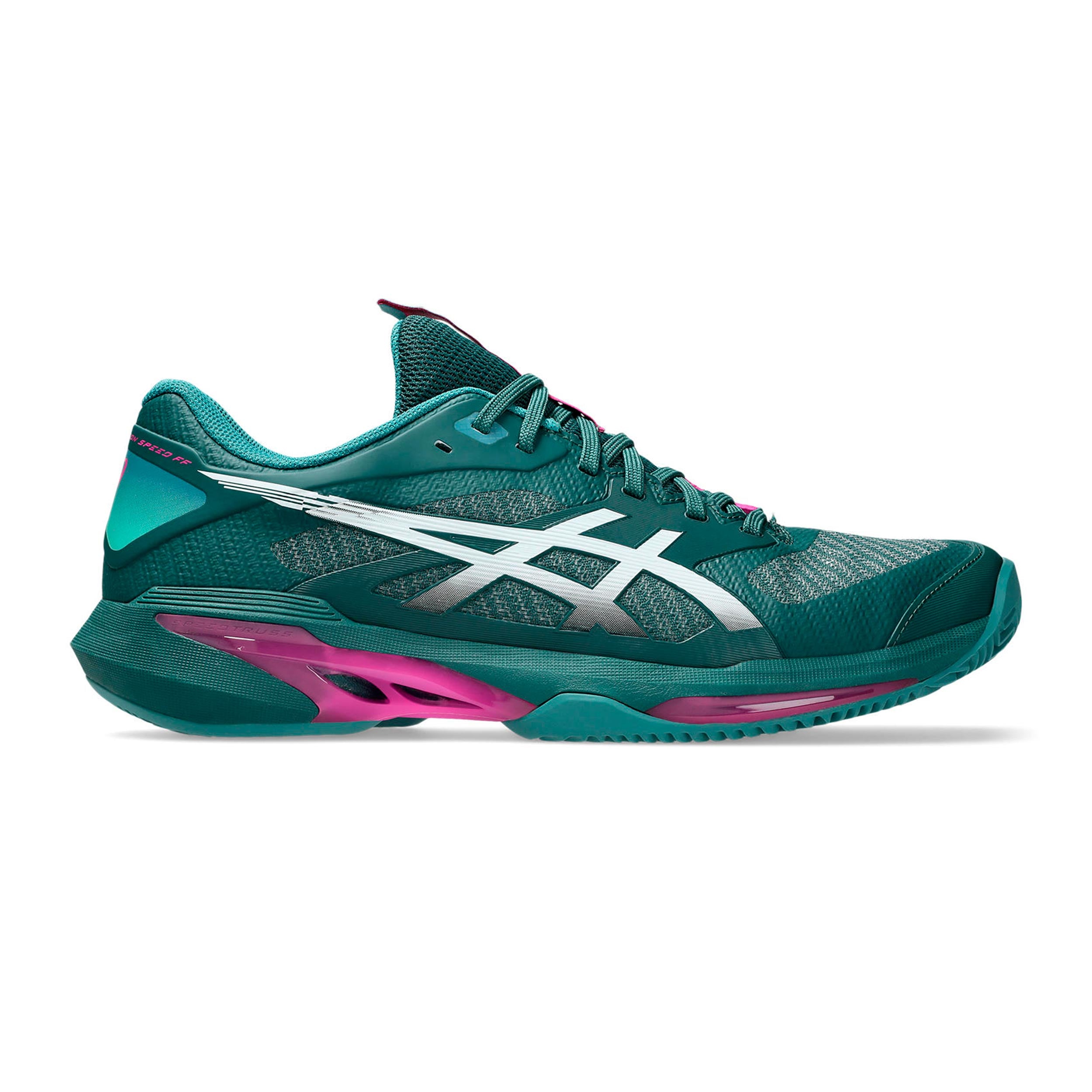 asics テニスシューズ solution speed ff 25.5 Solution Speed FF 4 Clay court shoe Men - black, turquoise