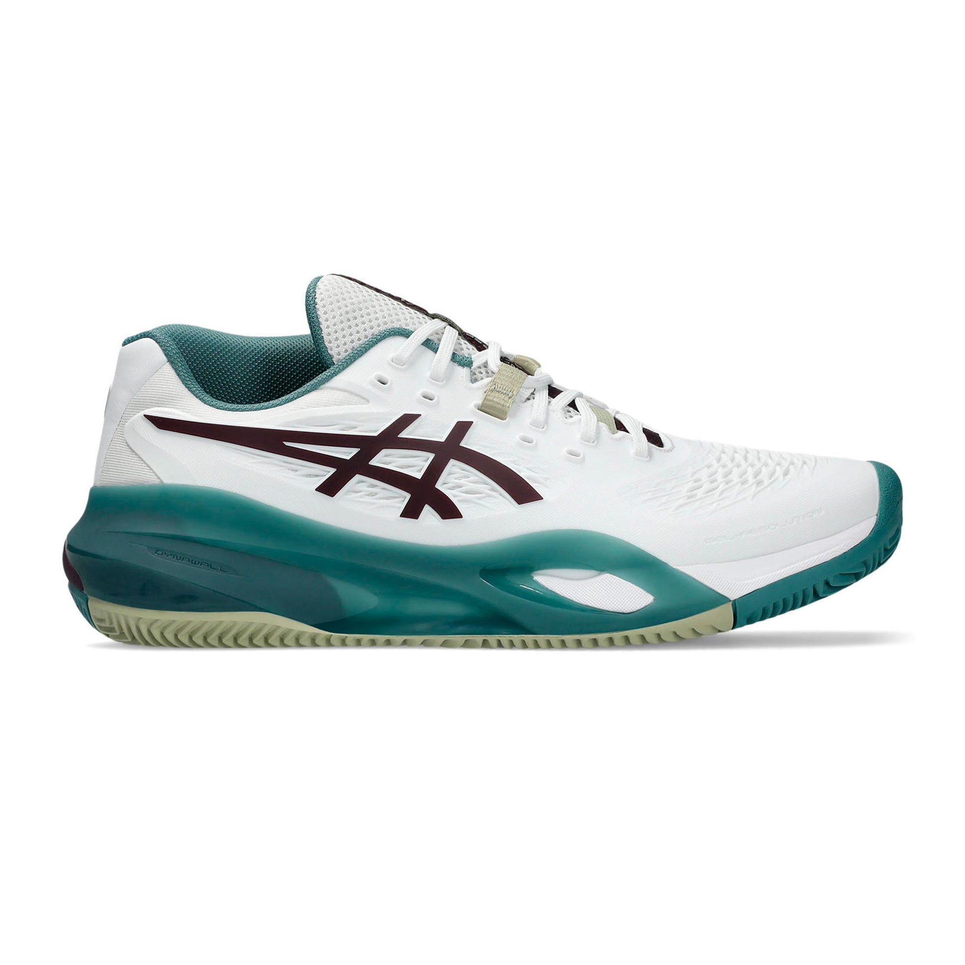 ASICS Gel-Resolution X Clay court shoe Men - white, petrol