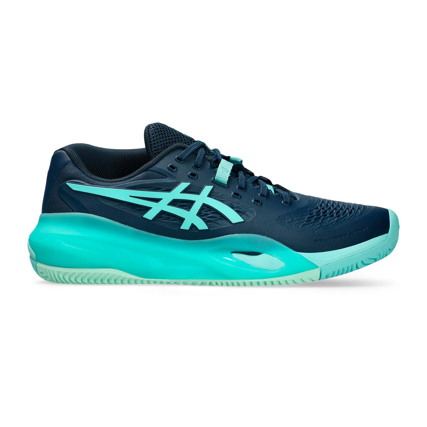 ASICS Gel-Resolution X Clay court shoe Men - dark blue, mint