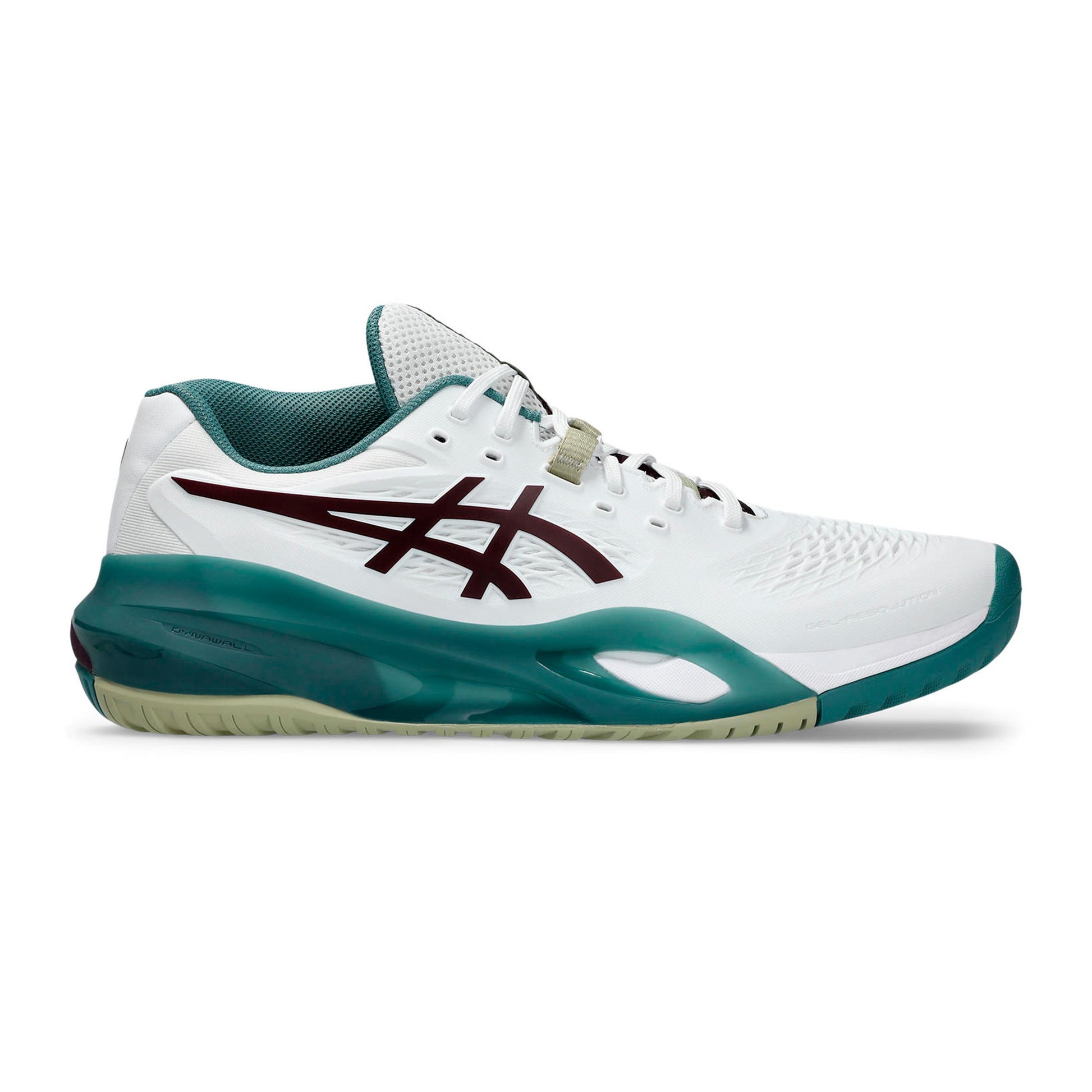 ASICS Gel-Resolution X All court shoe Men - white, petrol