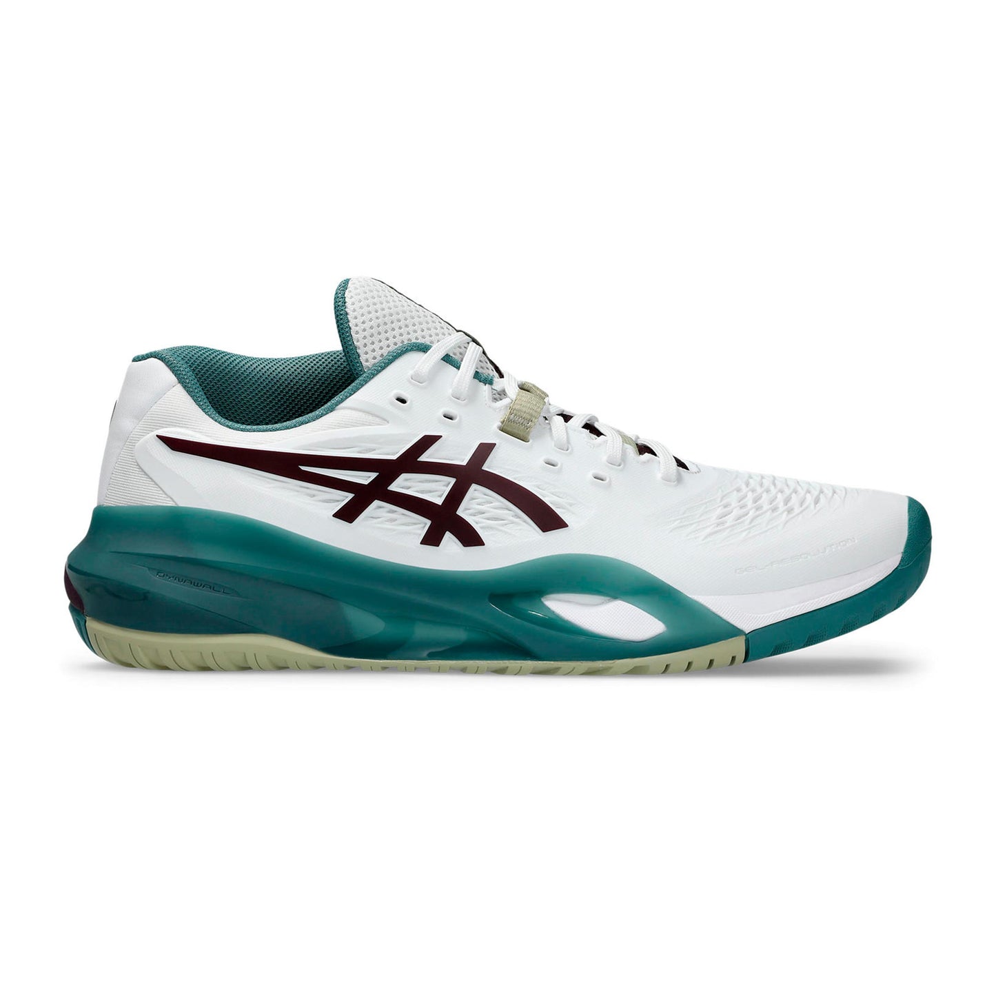ASICS Gel-Resolution X All court shoe Men - white, petrol