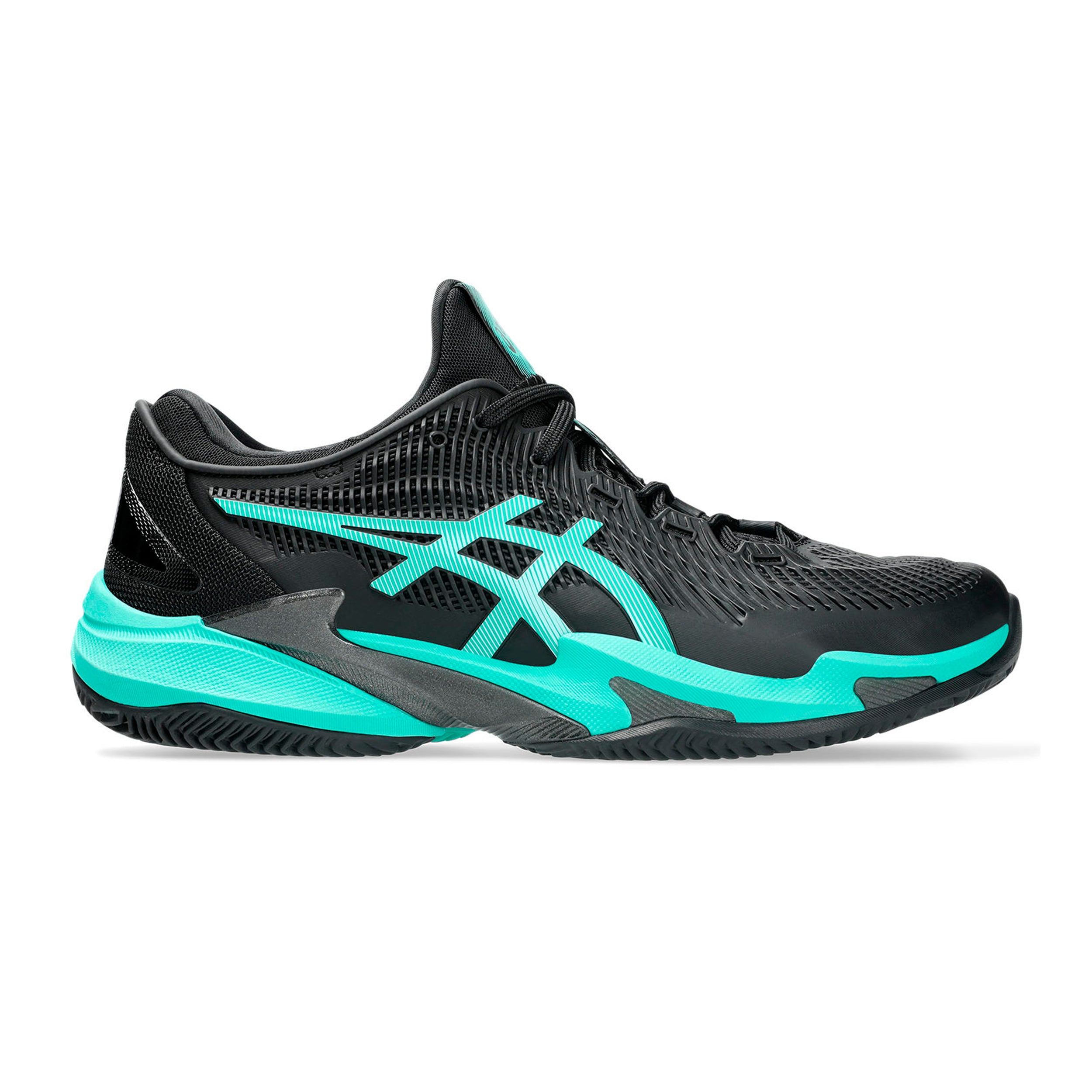 ASICS Court FF テニスシューズ ブラック30cm Court FF 3 Clay court shoe Men - black, turquoise | Tennis-Point