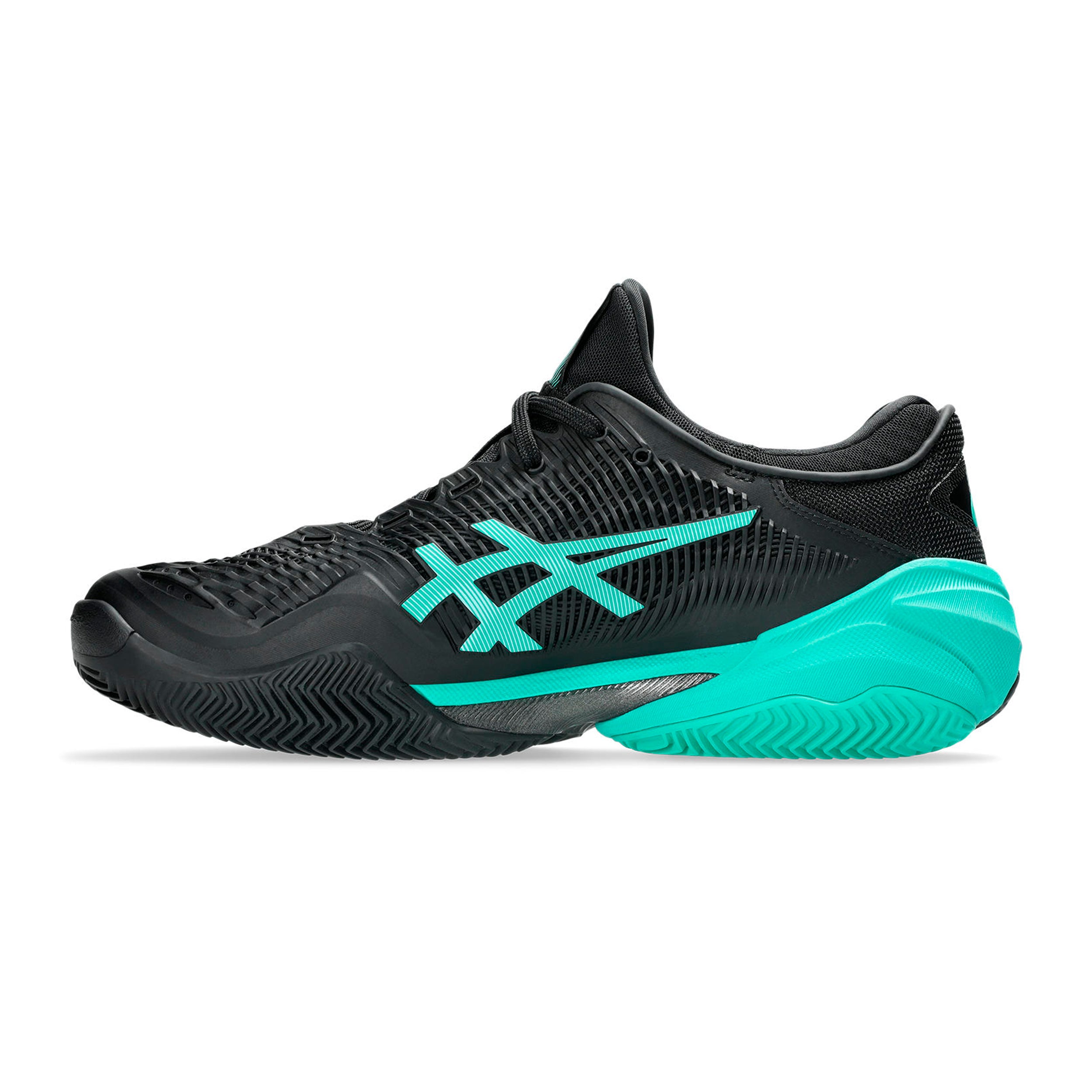 Court FF 3 Clay court shoe Men - black, turquoise | Tennis-Point