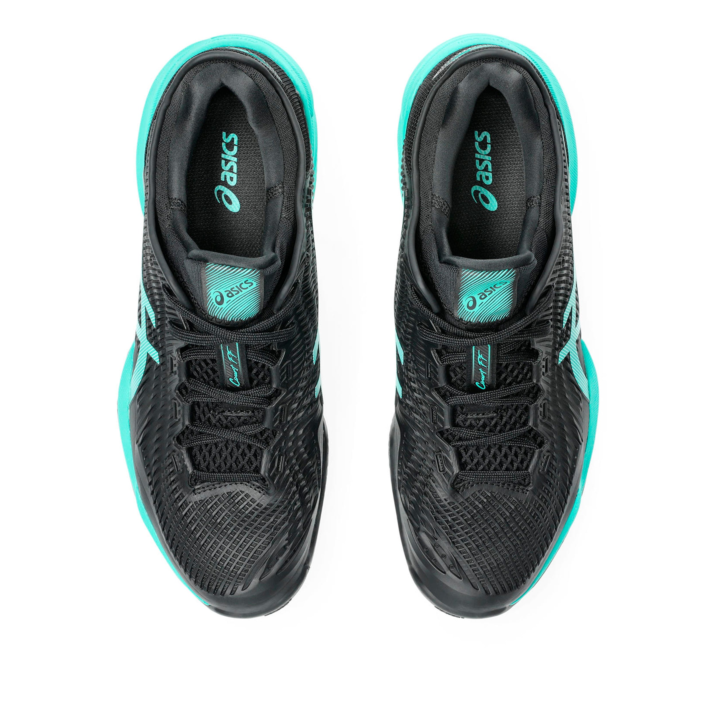 ASICS Court FF テニスシューズ ブラック30cm Court FF 3 Clay court shoe Men - black, turquoise | Tennis-Point