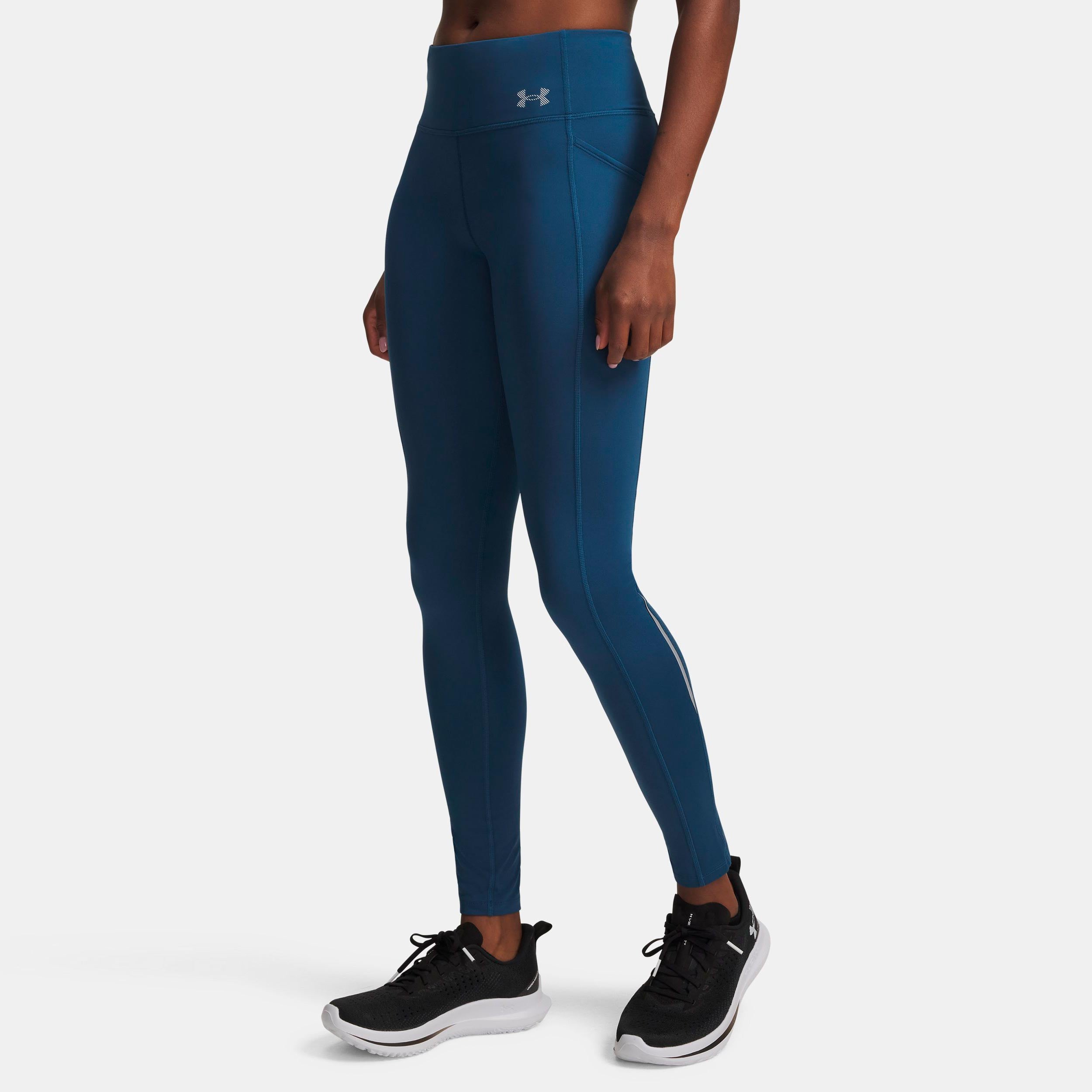 Under Armour Velociti  Running tights Women-blue, silver