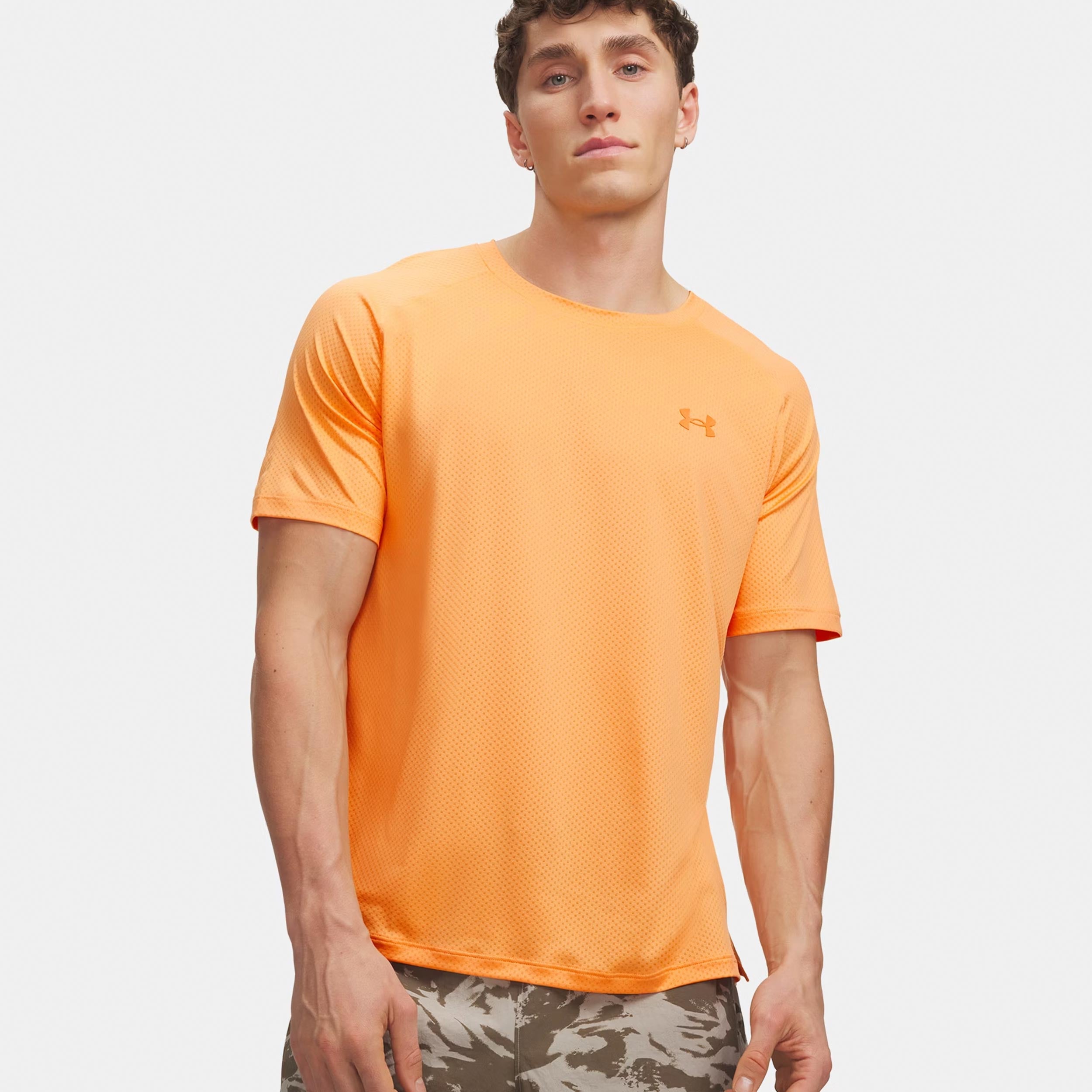 Under Armour Explor Trail Run Graphic  Running shirt Men-orange, black