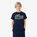 T-Shirt Kids - dark blue, green