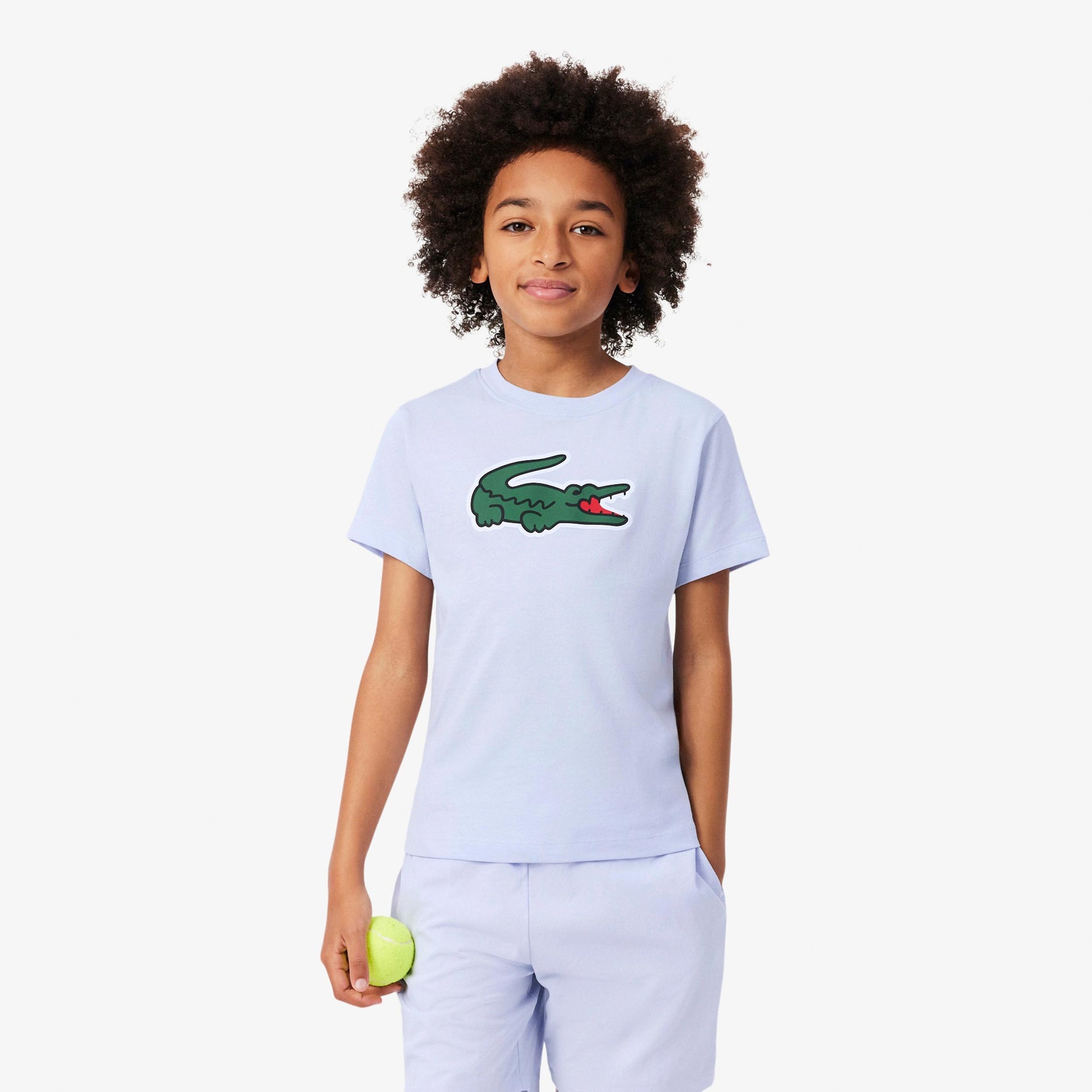 Lacoste T-Shirt Kids - light blue, green