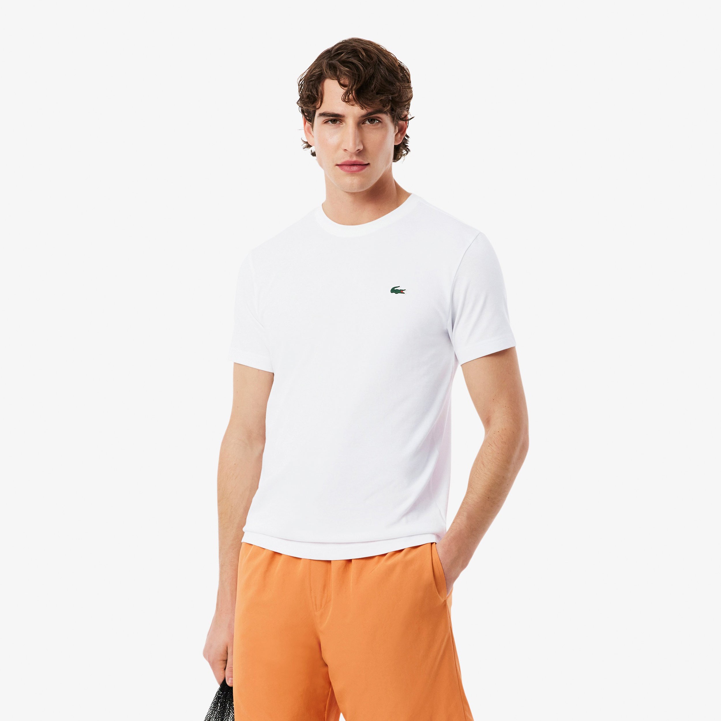 トップス PROFESSIONAL T-SHIRT (WHITE x ORANGE) L T-Shirt Men - white, orange | Tennis-Point