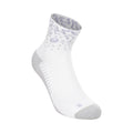 Performance Run Quarter Running socks Unisex-white, violet