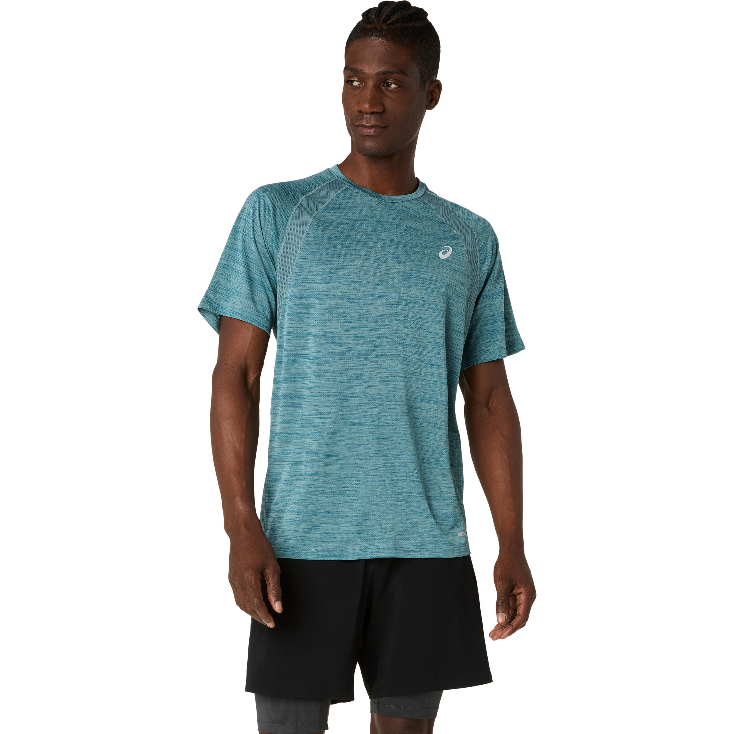 ASICS Road  Running shirt Men - turquoise