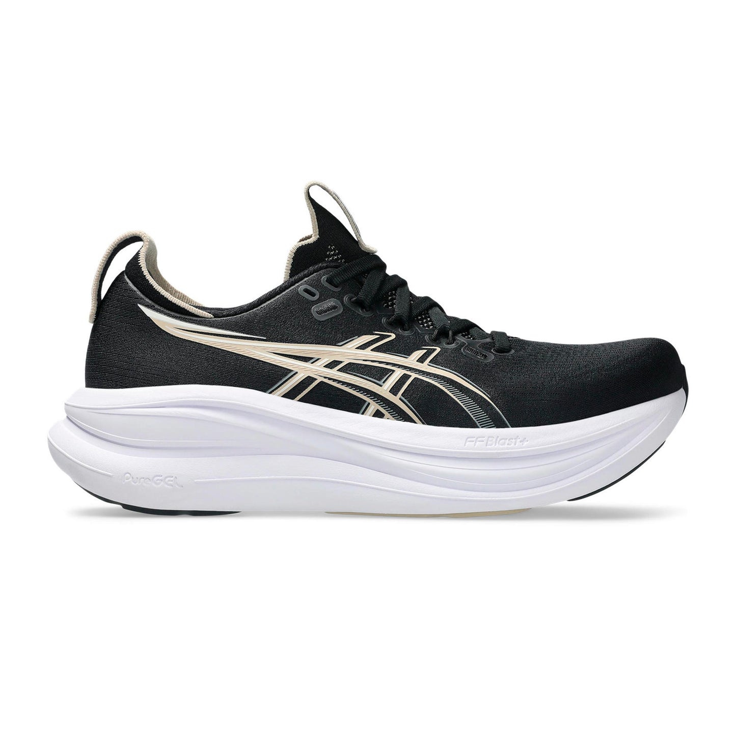 ASICS GEL-NIMBUS 28 Neutral running shoe Women - black, cream