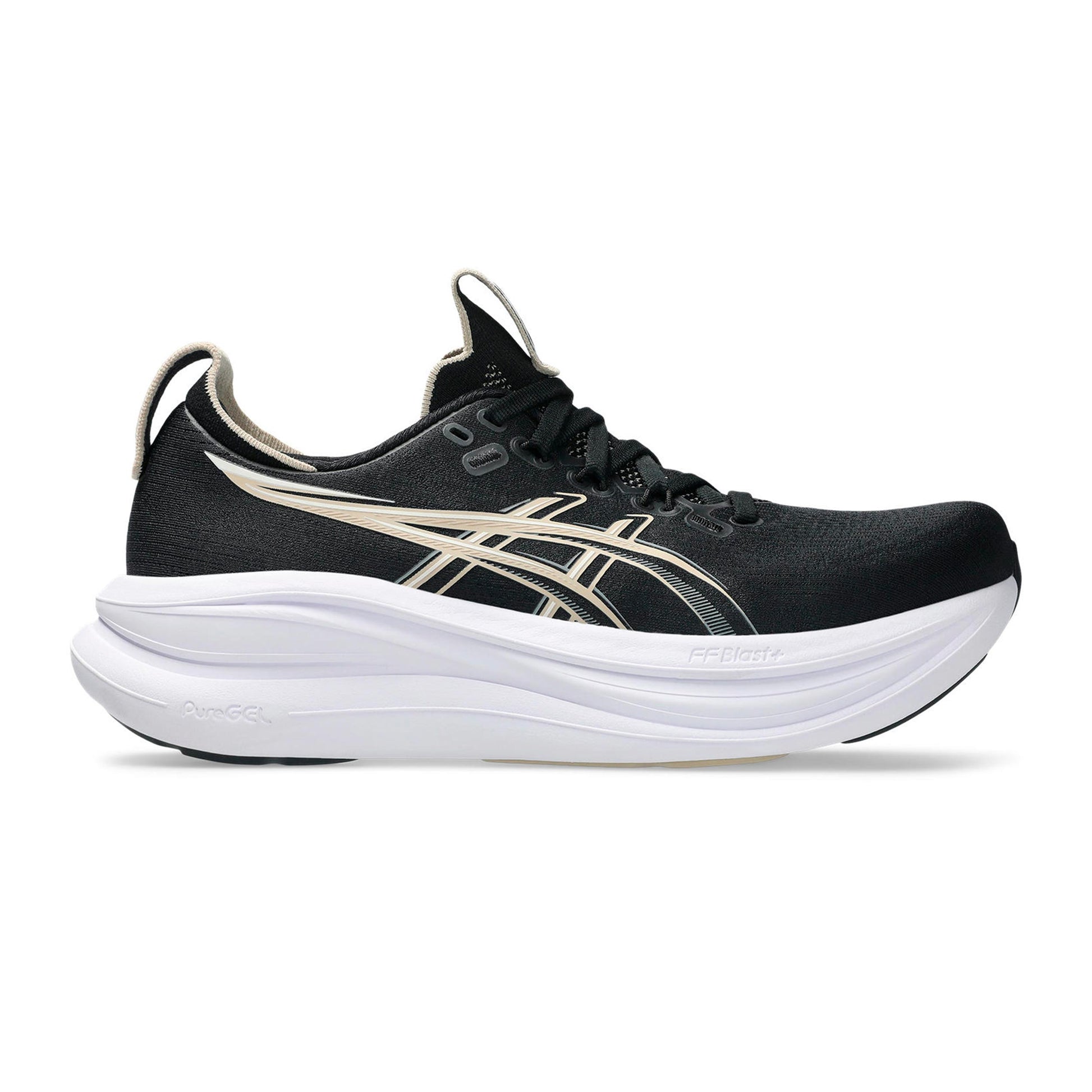 ASICS GEL-NIMBUS 28 Neutral running shoe Women - black, cream