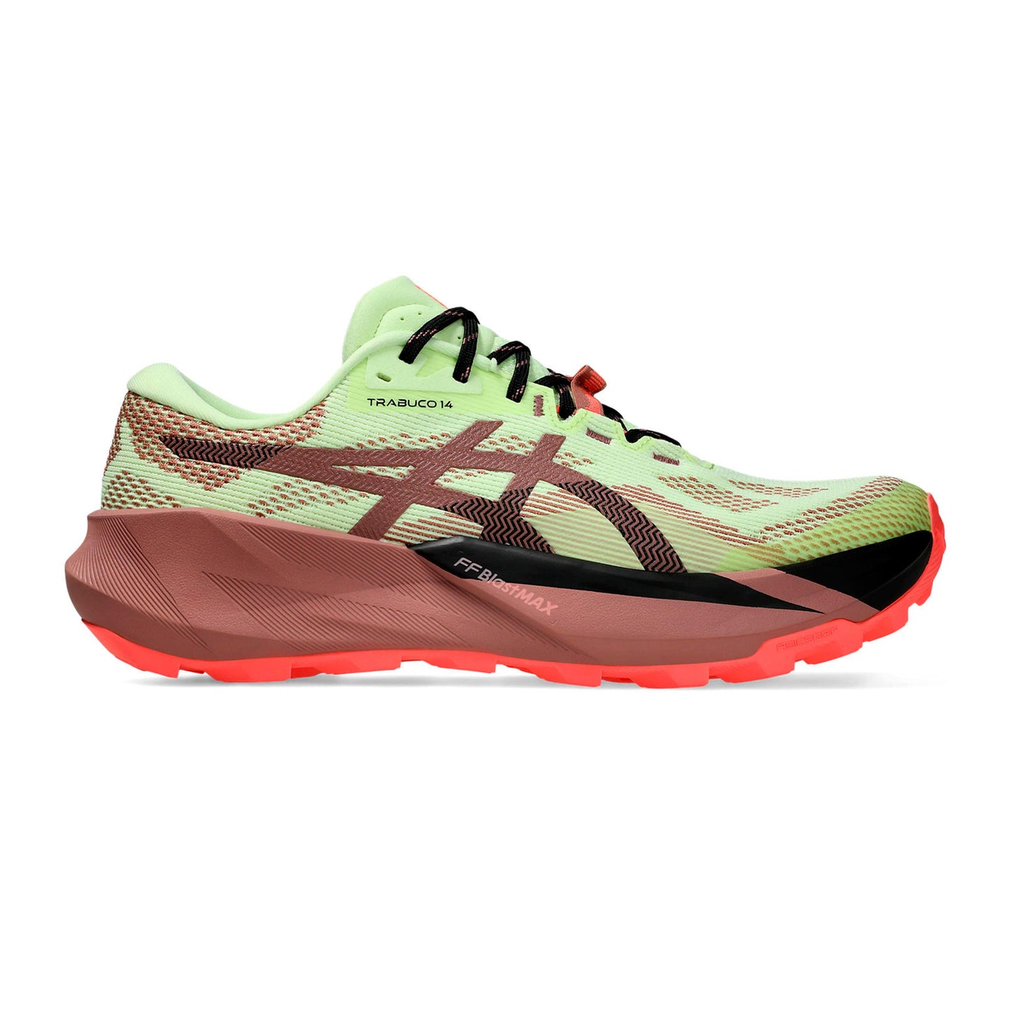ASICS TRABUCO 14 Trail running shoe Men - neon yellow, mauve