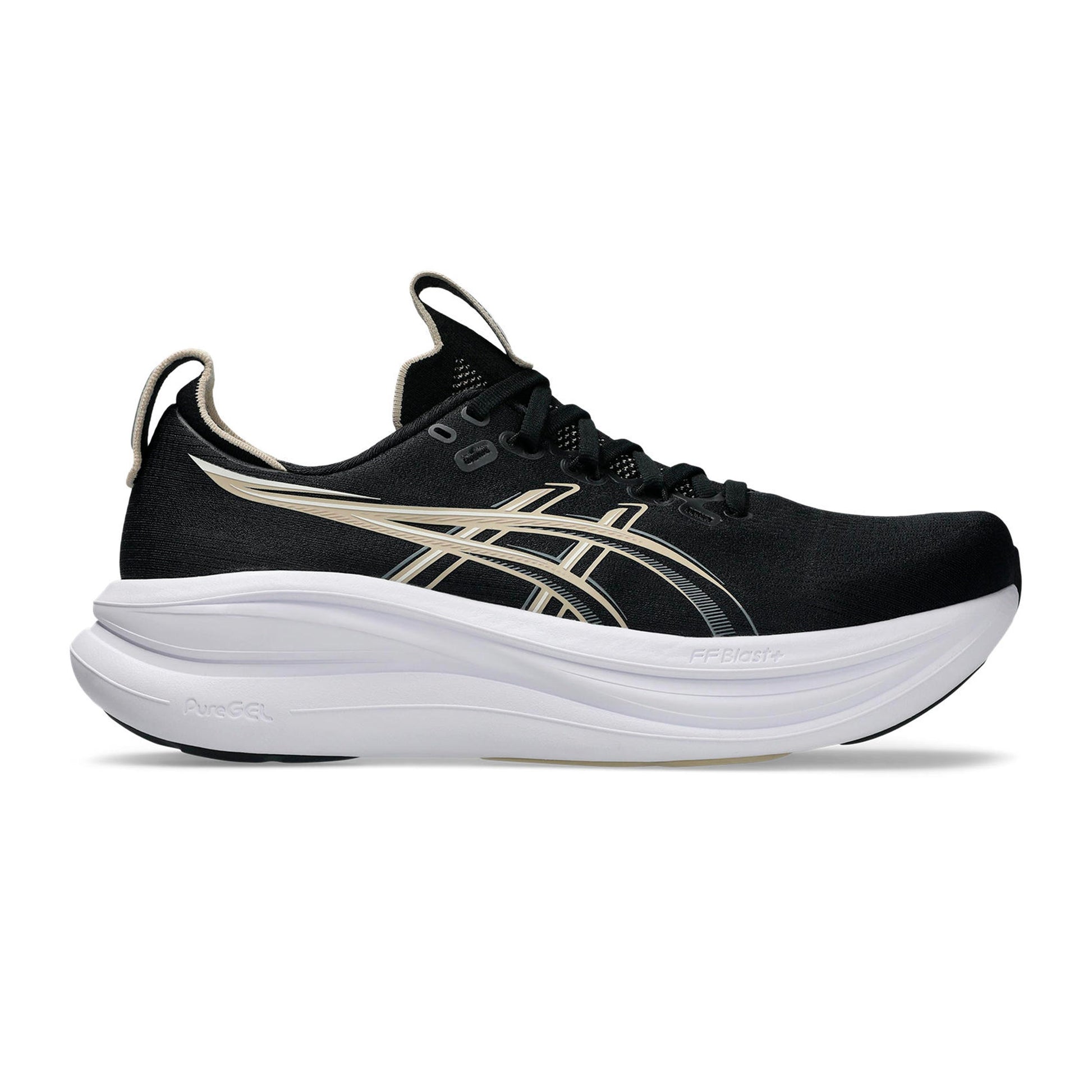 ASICS GEL-NIMBUS 28 Neutral running shoe Men - black, cream