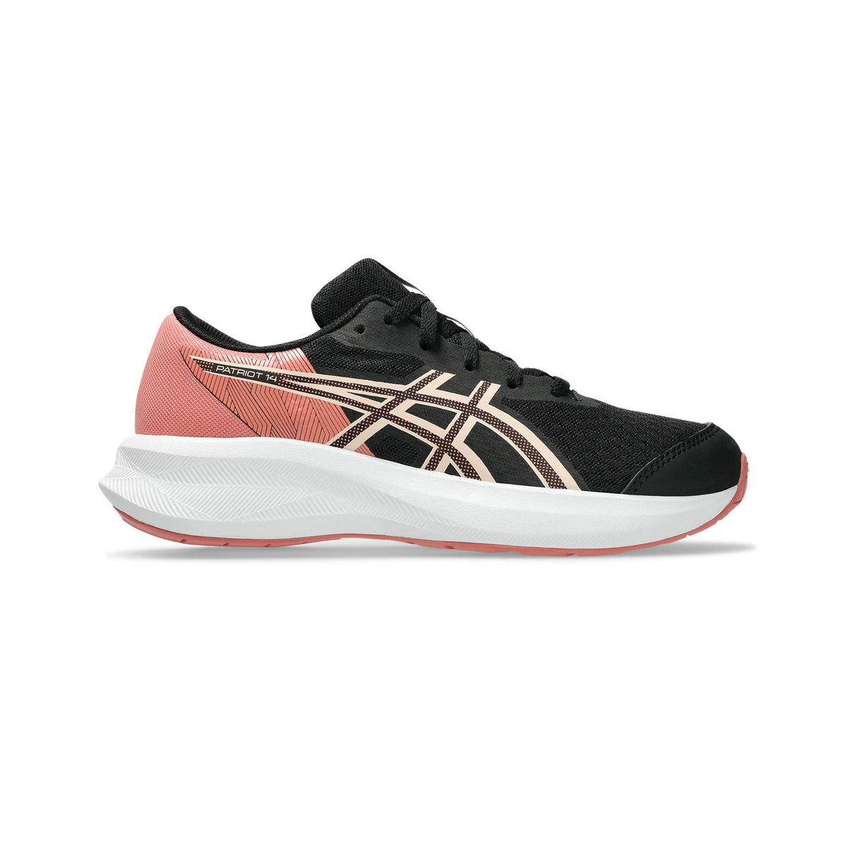 ASICS Patriot 14 GS Neutral running shoe Kids - black, pink