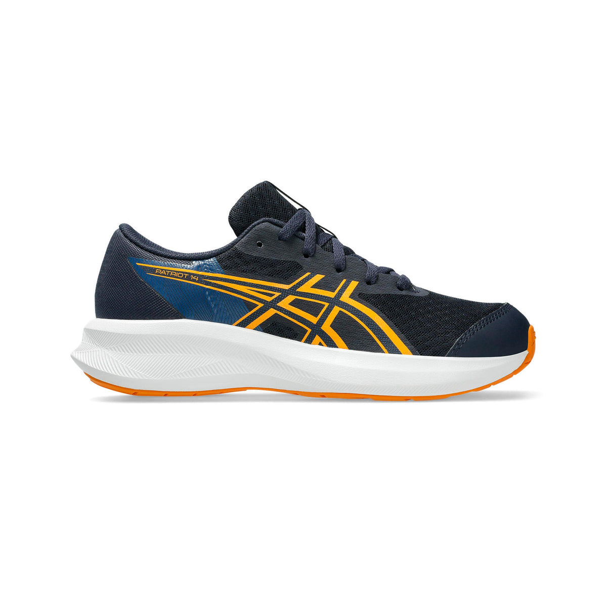 ASICS Patriot 14 GS Neutral running shoe Kids - dark blue, yellow