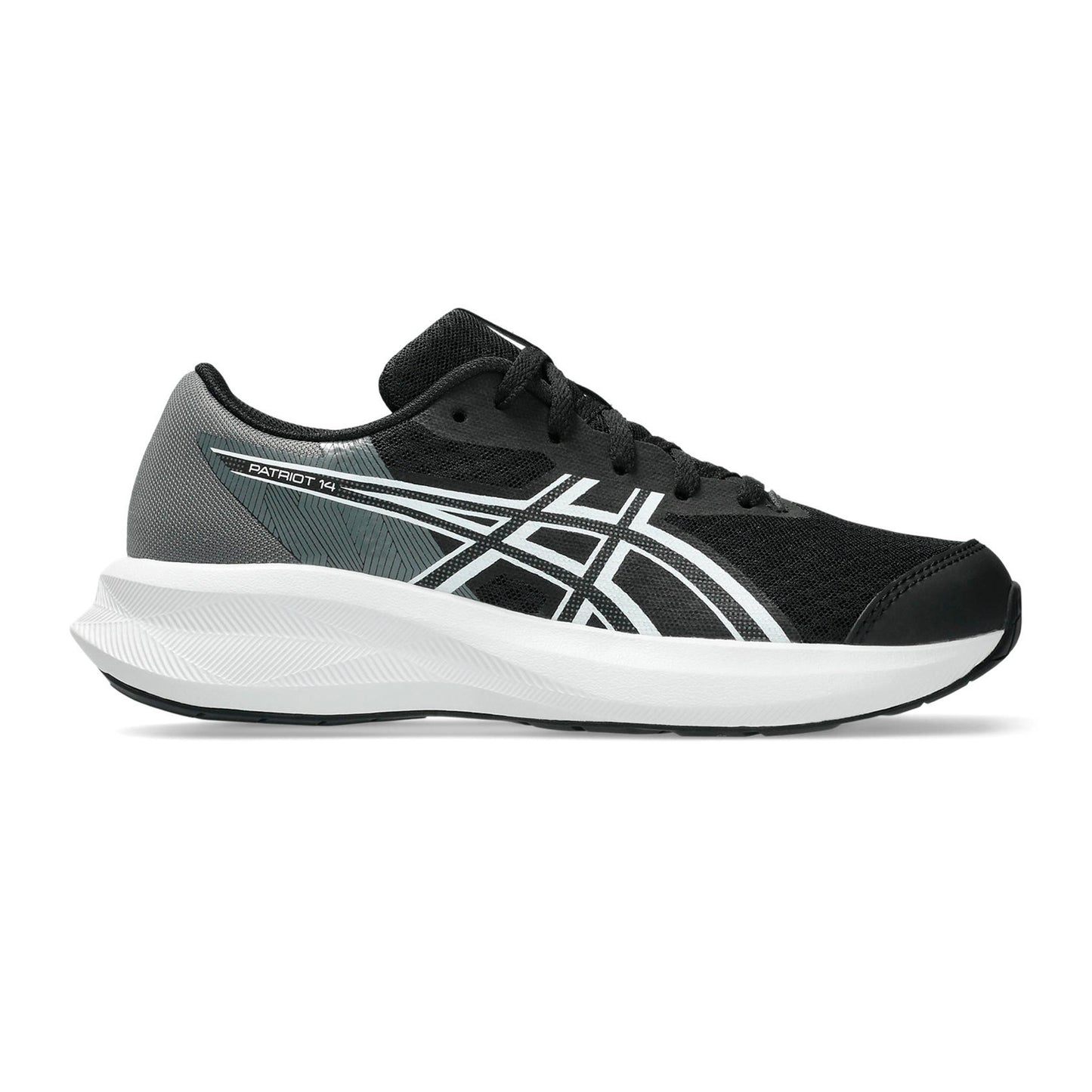 ASICS PATRIOT 14 GS Neutral running shoe Kids - black, white