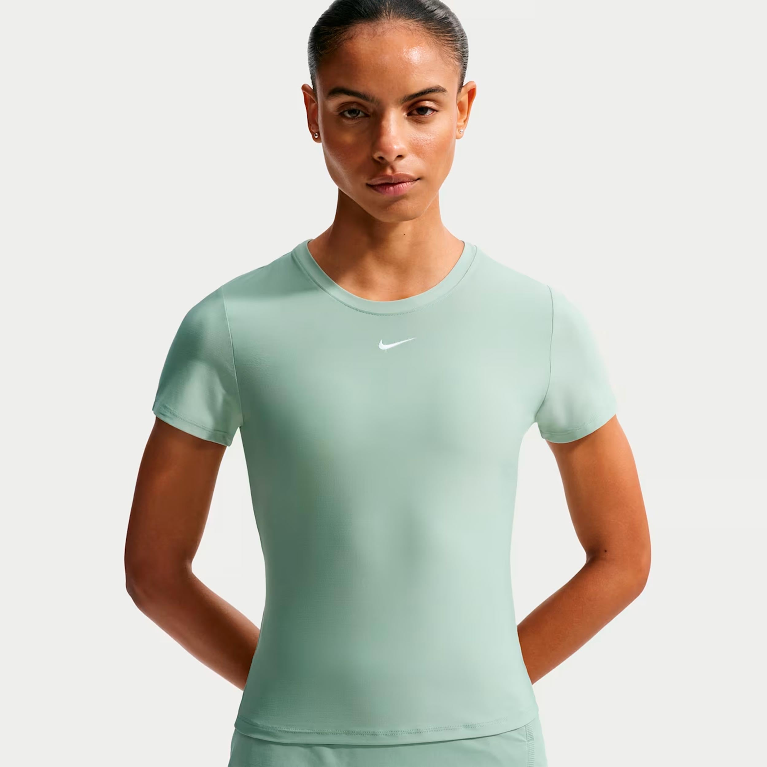 Nike Dri-Fit Victory  T-Shirt Women - grey-green, white