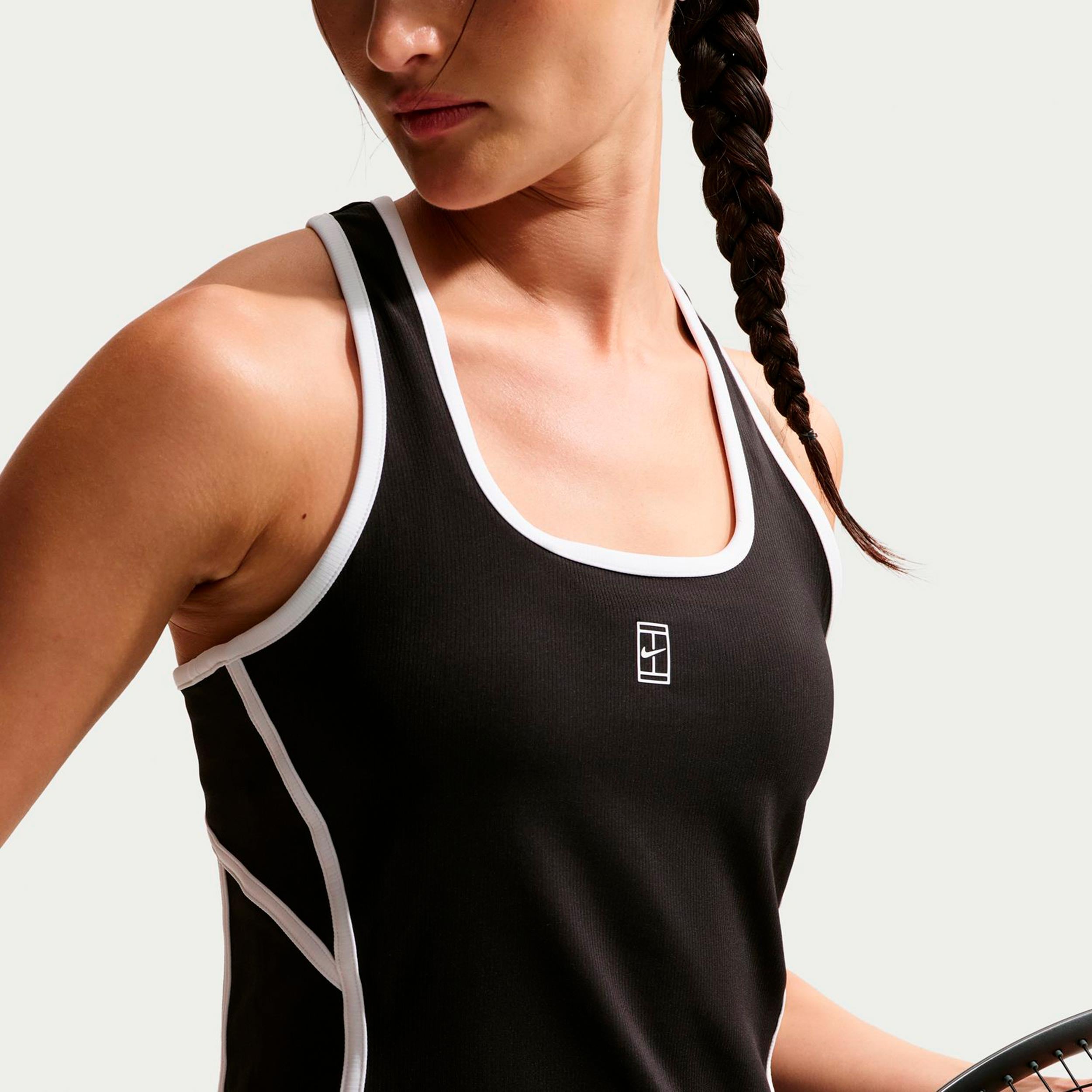 Court Dri-Fit Advantage Dress Women-black | Tennis-Point