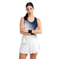 Crew Racerback Tank Top Women-dark blue, white