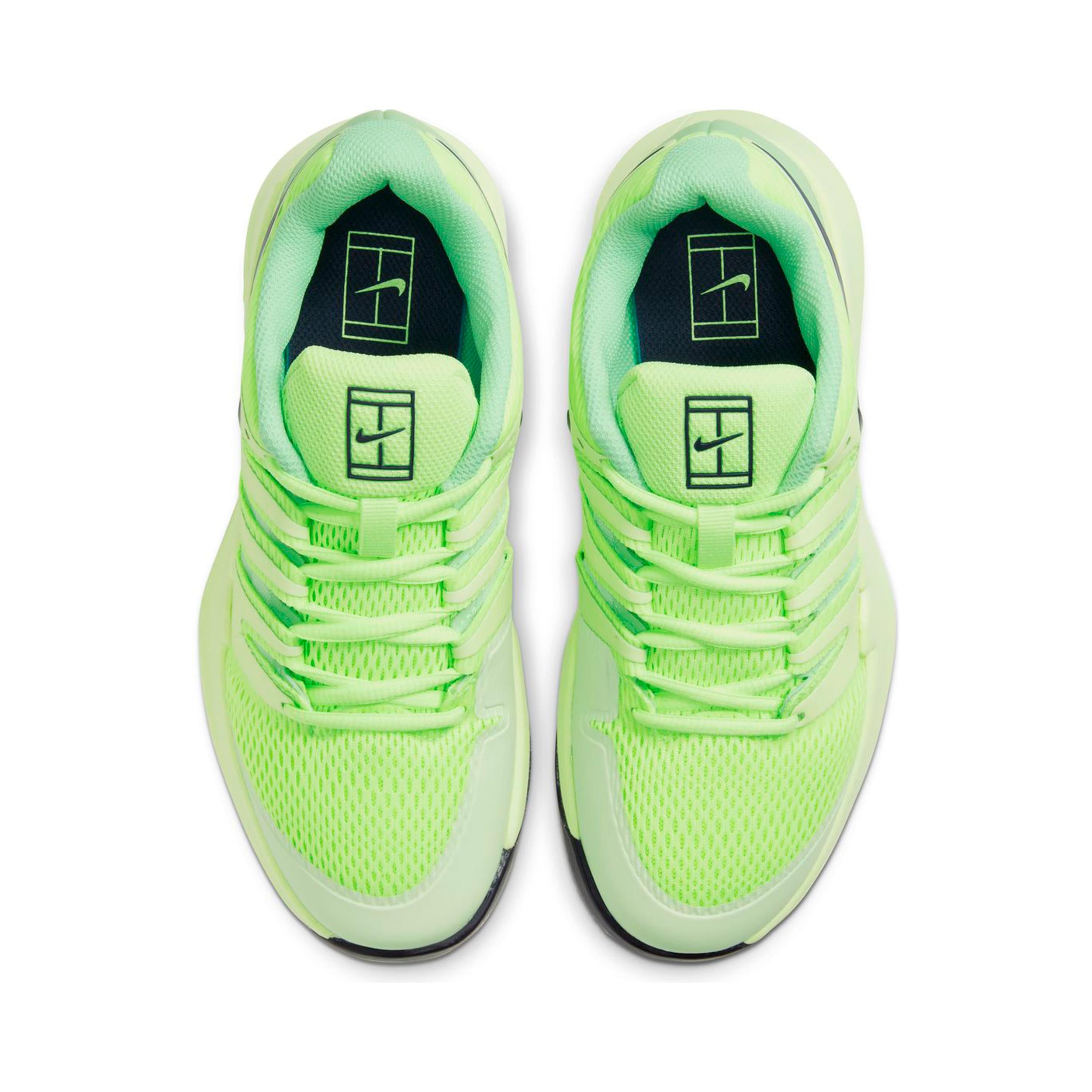 Vapor X All court shoe Kids-light green, black | Tennis-Point