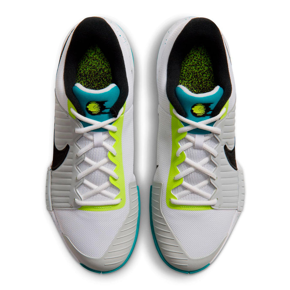 Zoom Gp Challenge Pro All court shoe Men - white, petrol | Tennis-Point