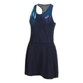 AOP Dress Women - dark blue, white