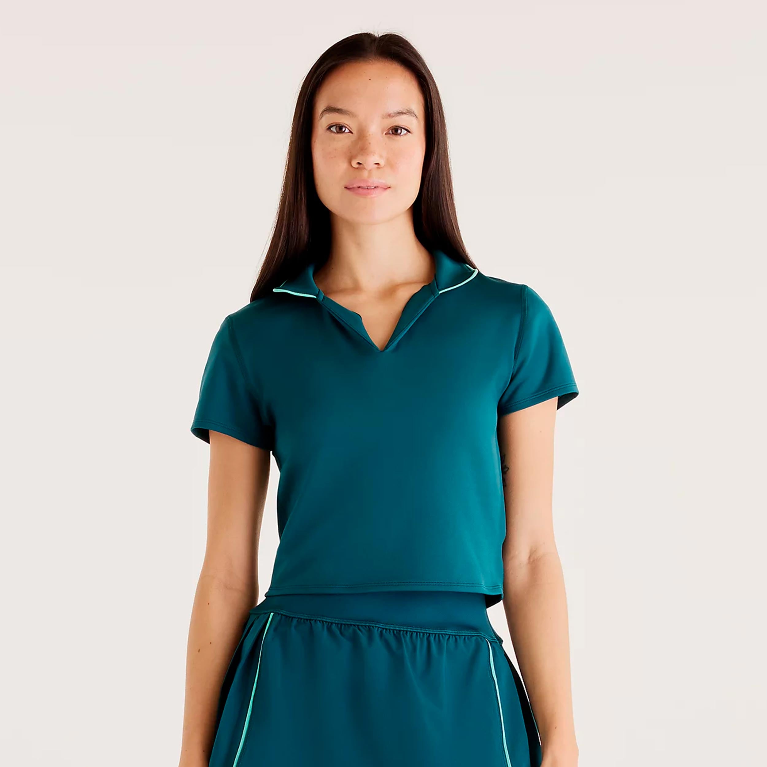 New Balance Tournament T-Shirt Women-petrol, white